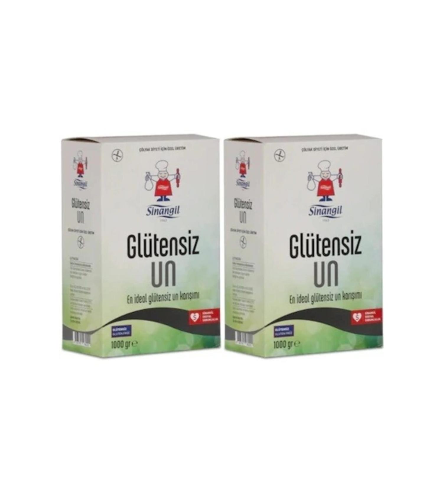 Sinangil Gluten-Free Flour for Celiac Patients 1 Kg X 2 Pieces - Buy Online on GoSupps.com