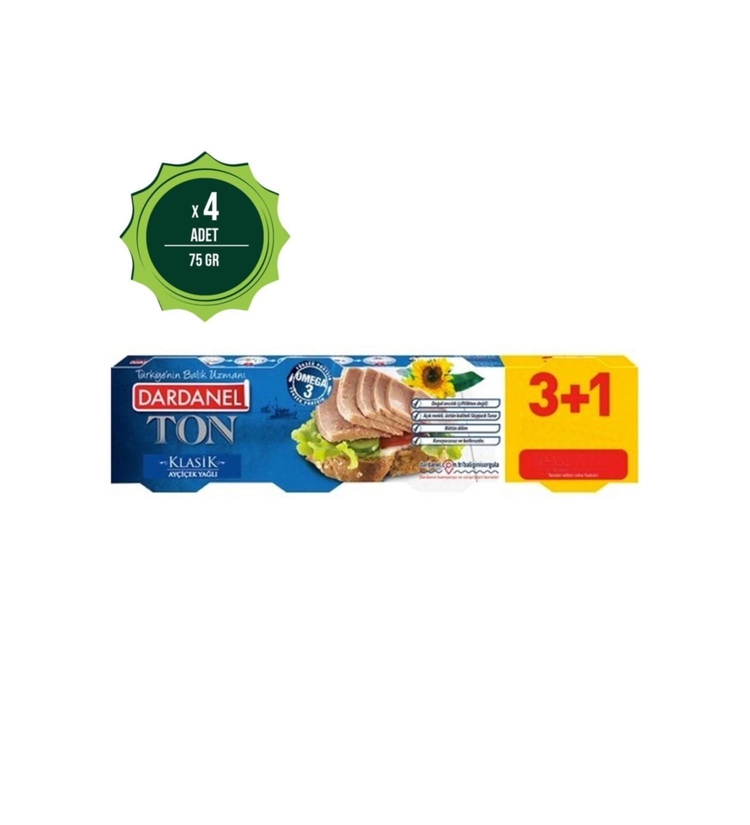 Dardanel Tuna Classic 75 Gr X4