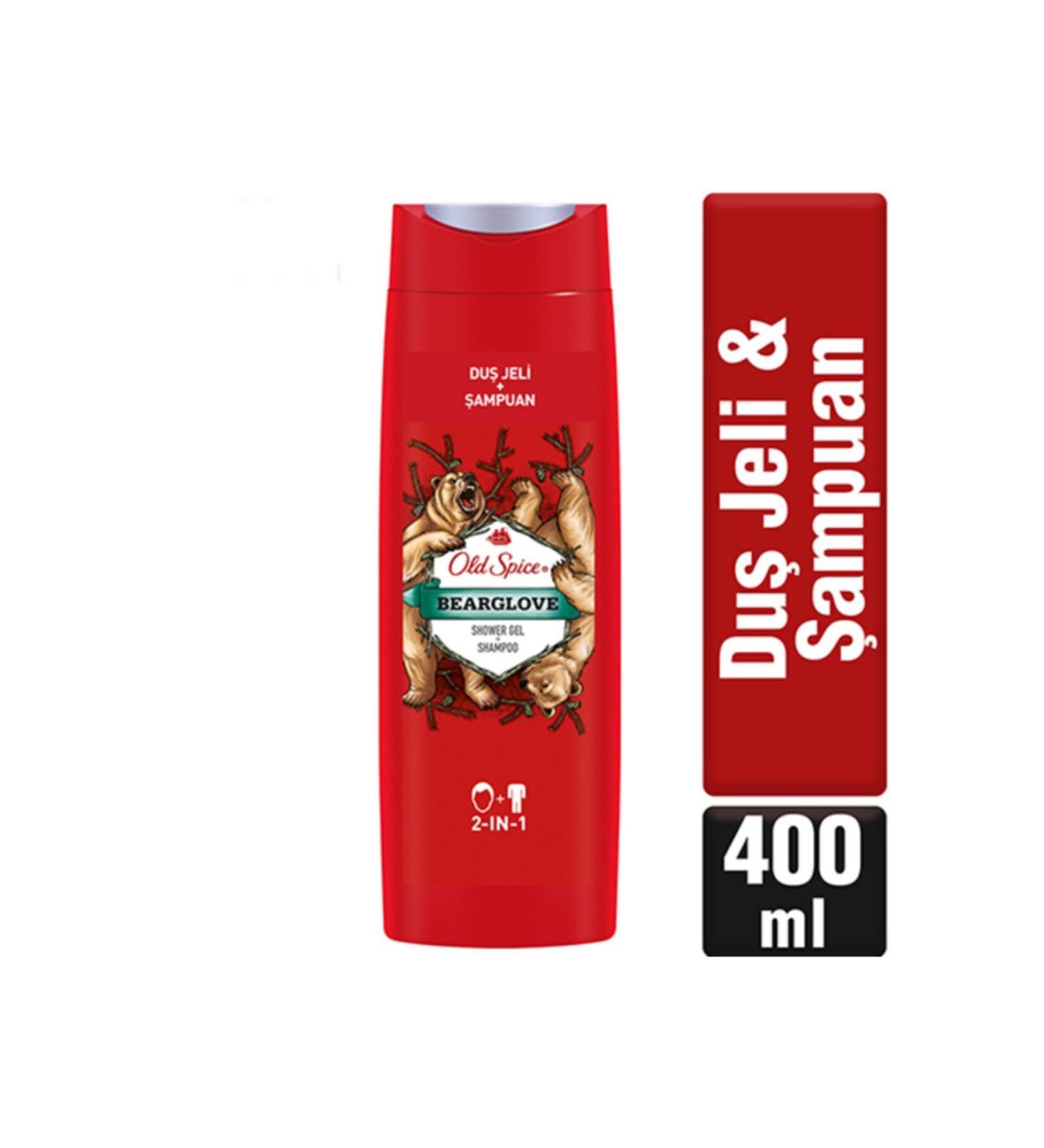 Old Spice Shower Gel & Shampoo Bearglove 400ml
