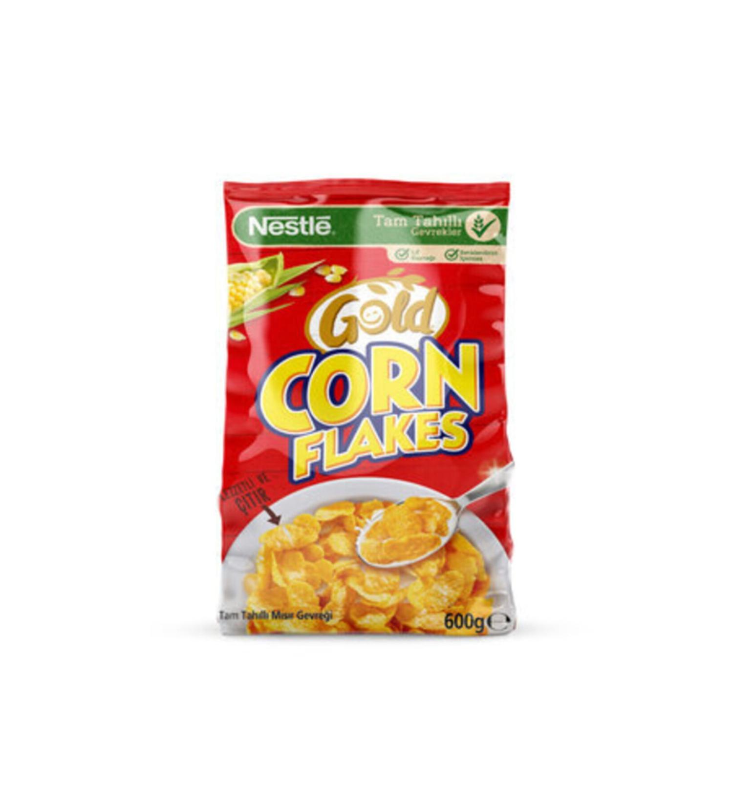 Nestle Gold Corn Flakes Whole Grain Corn Flakes 650g