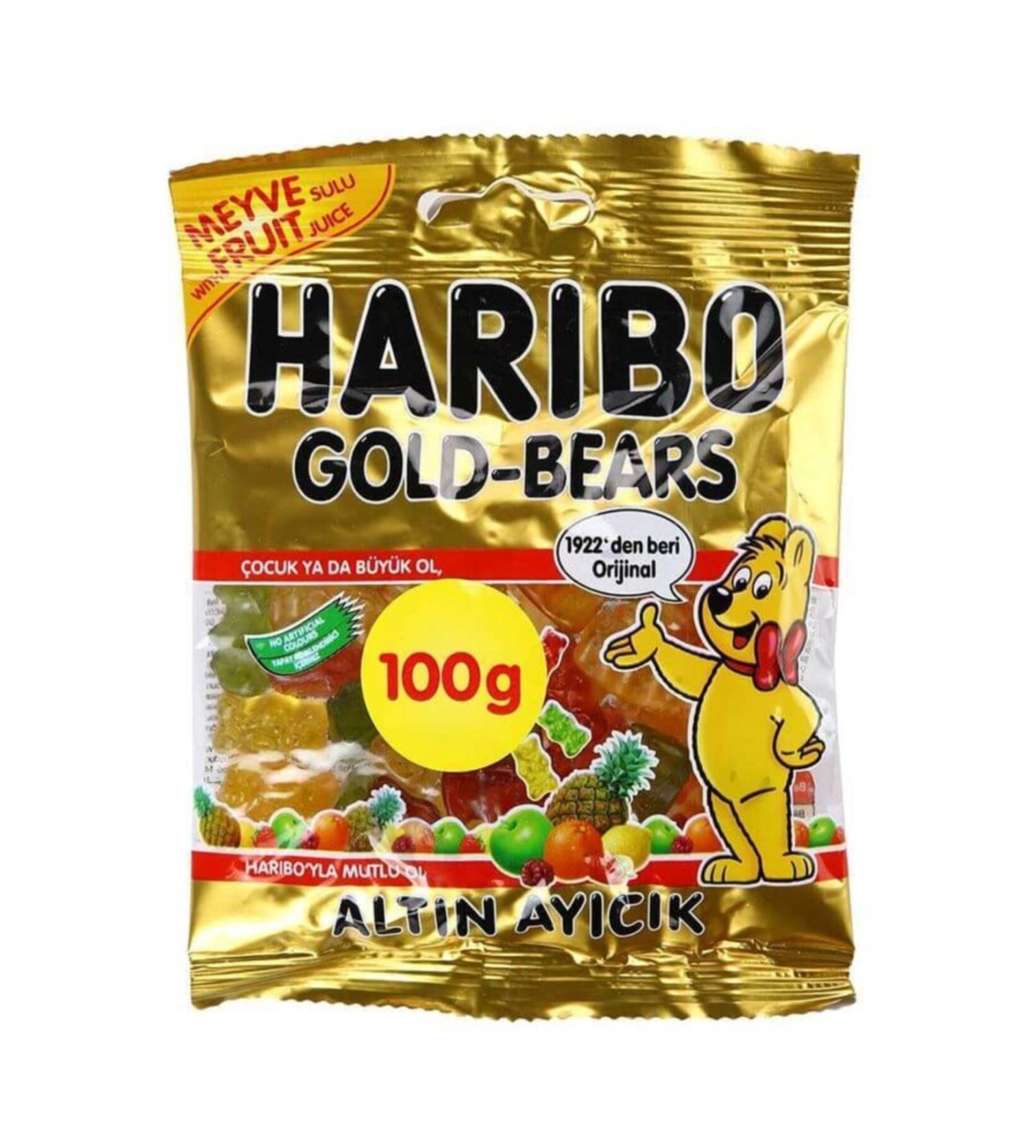 Haribo Golden Bear 80 Gr X 4 Pieces