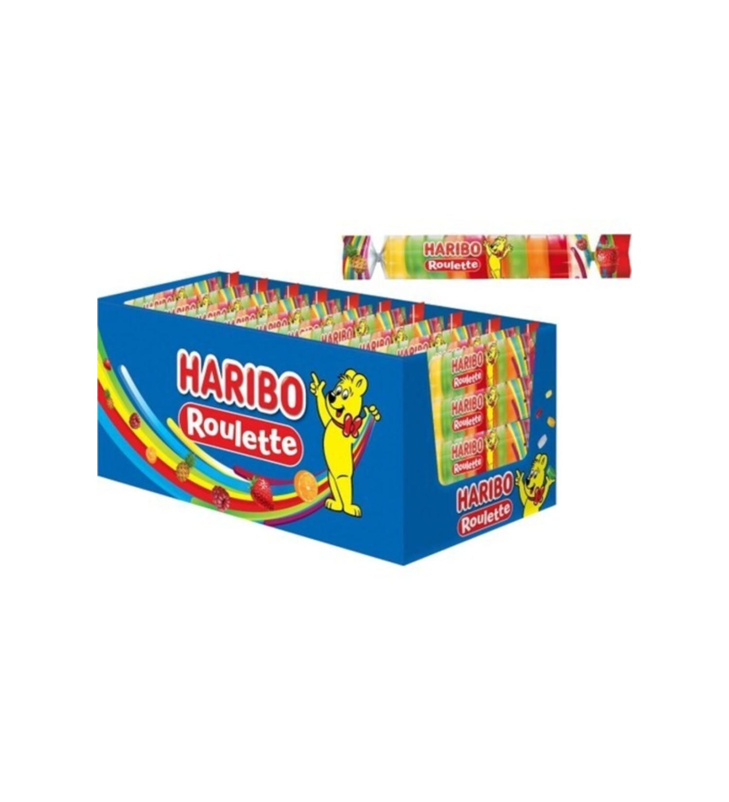 Haribo Roulette Mixed Fruit Flavor 25gr 48 Pieces - Buy Online on GoSupps.com