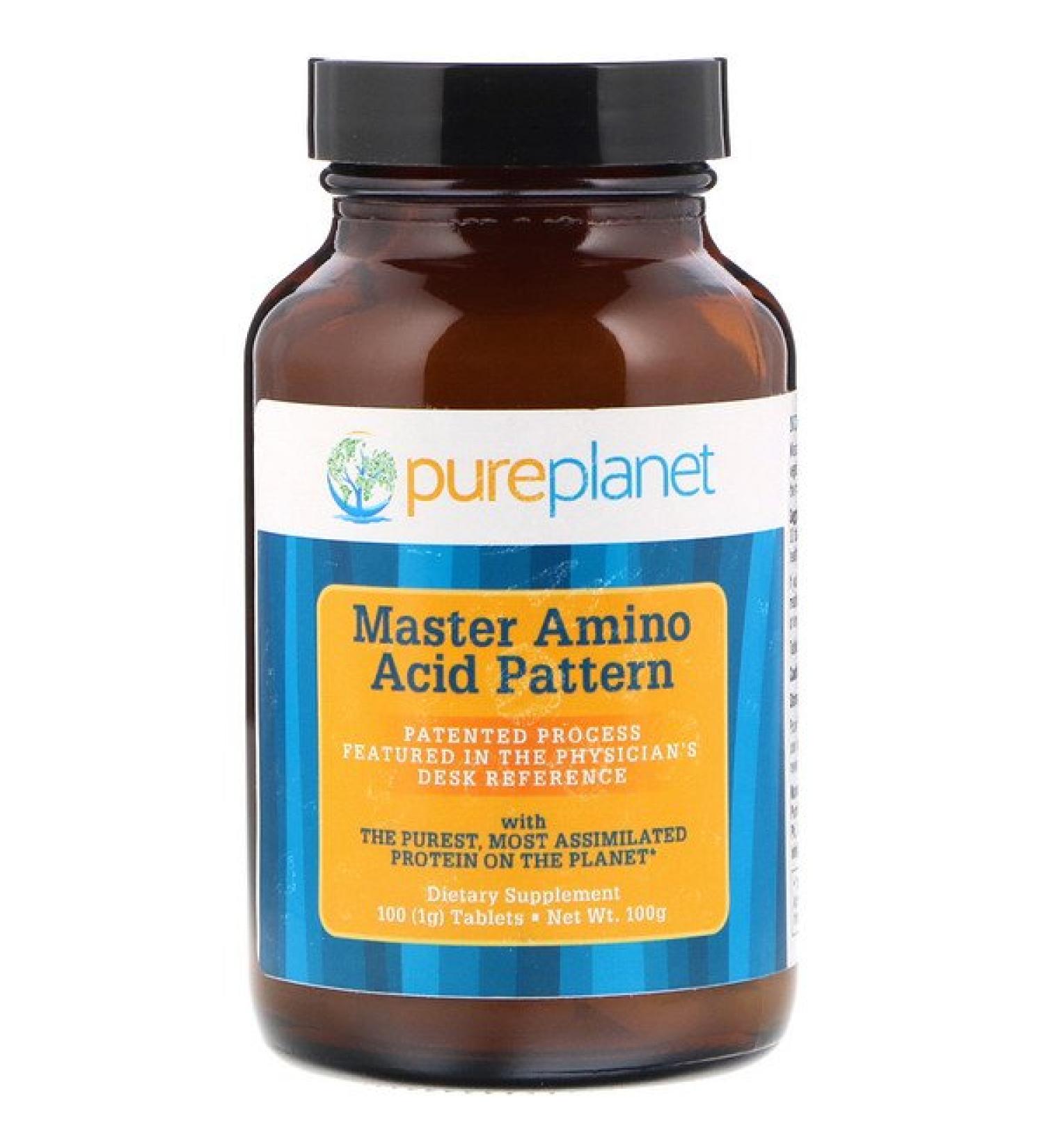 Pure Planet Master Amino Acid Pattern 1000 mg 100 Tablets