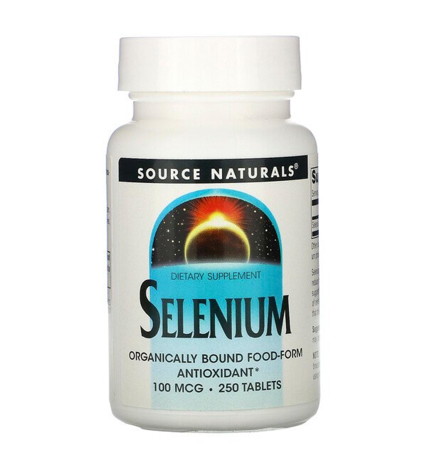 Source Naturals Selenium 100 mcg 250 Tablets