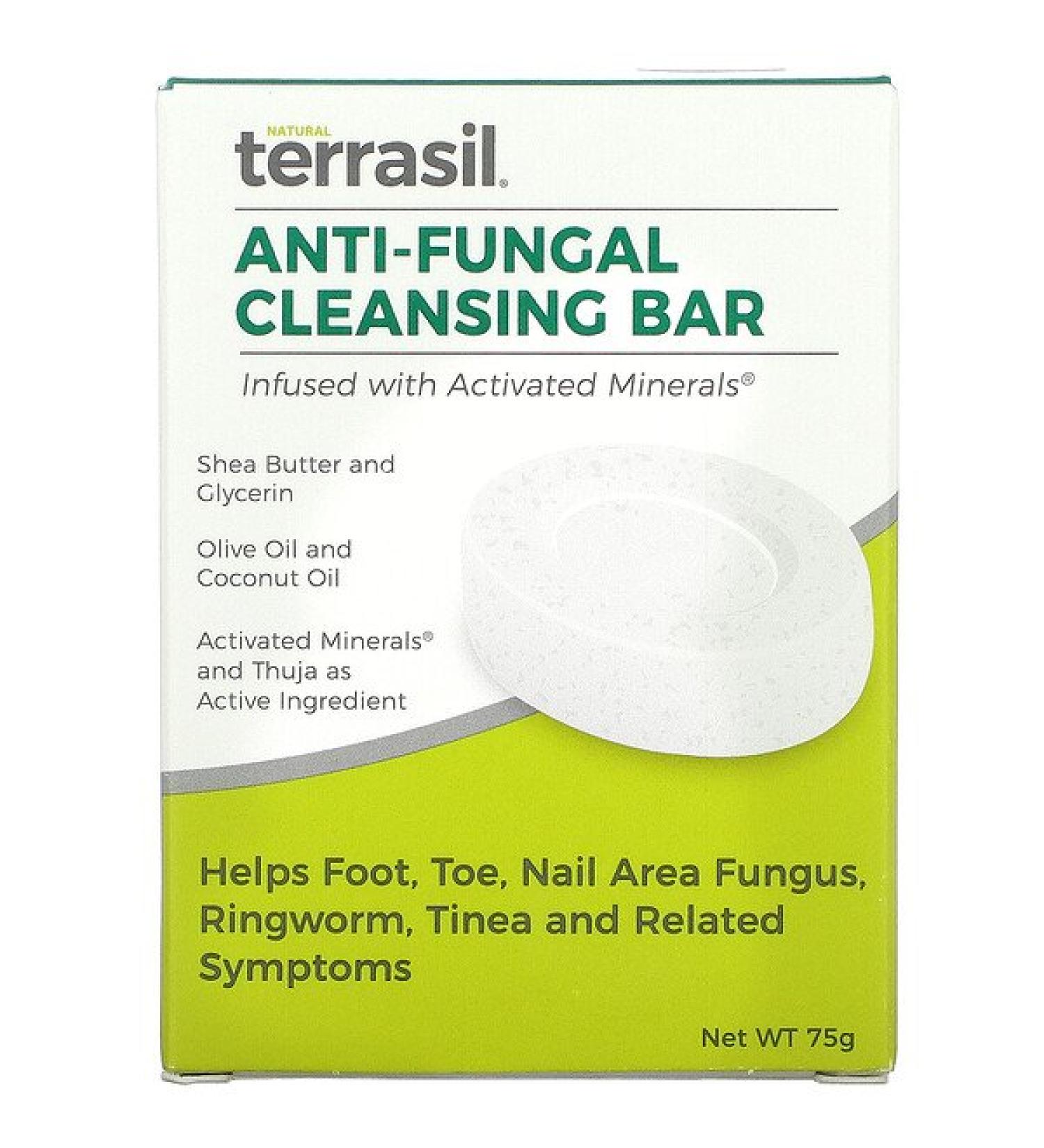 Terrasil Anti-Fungal Cleansing Bar - 75g | Effective Fungal Treatment - Buy Online on GoSupps.com