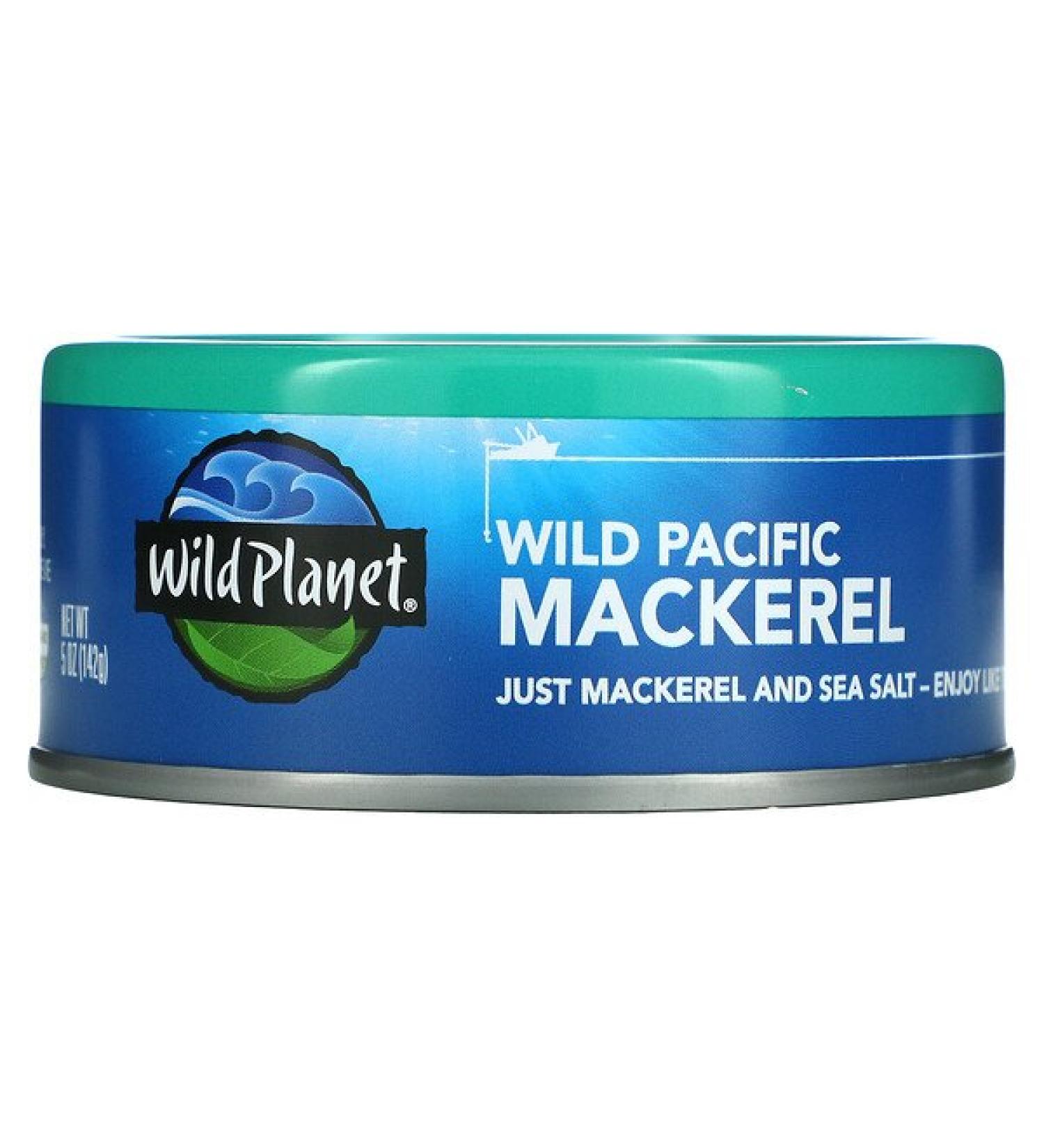 Wild Planet Wild Pacific Mackerel 5 oz (142 g)
