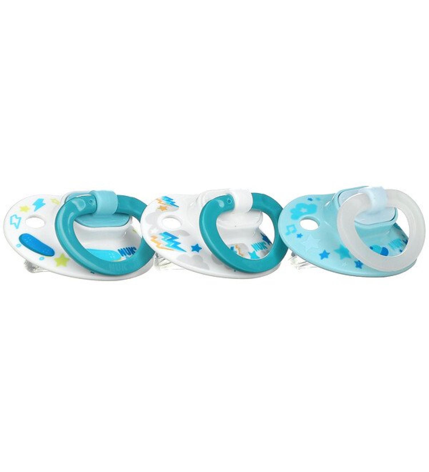 NUK Orthodontic Pacifier Value Pack for 6-18 Months â€“ 3 Pack | Comfortable & Safe Soothing for Babies - Buy Online on GoSupps.com