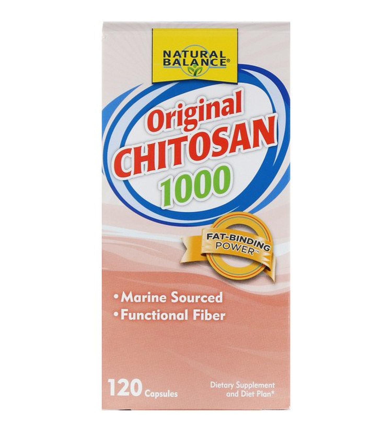 Natural Balance Original Chitosan 1000 mg 120 Capsules
