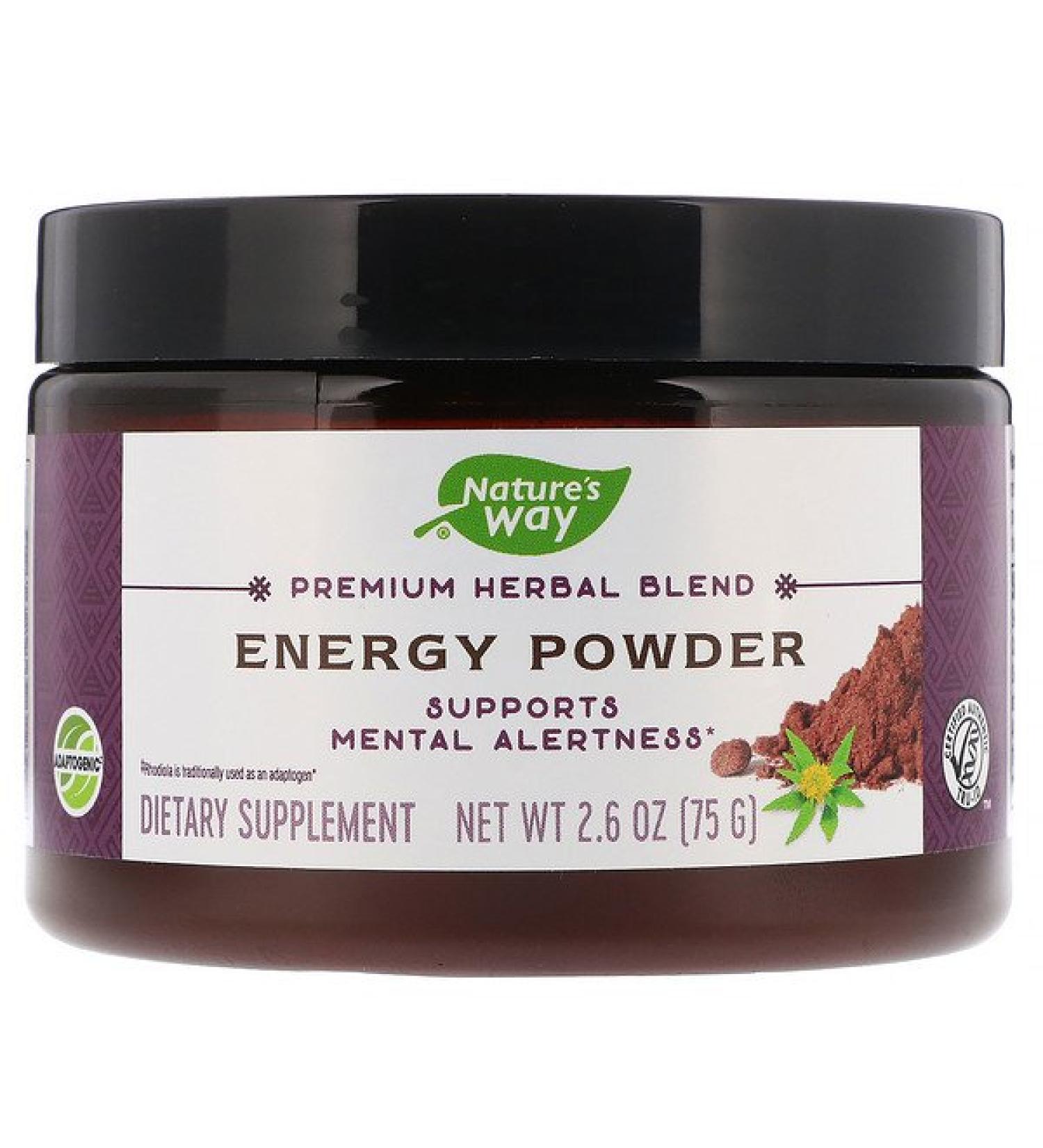 Nature's Way Premium Herbal Blend Energy Powder 2.6 oz (75 g)