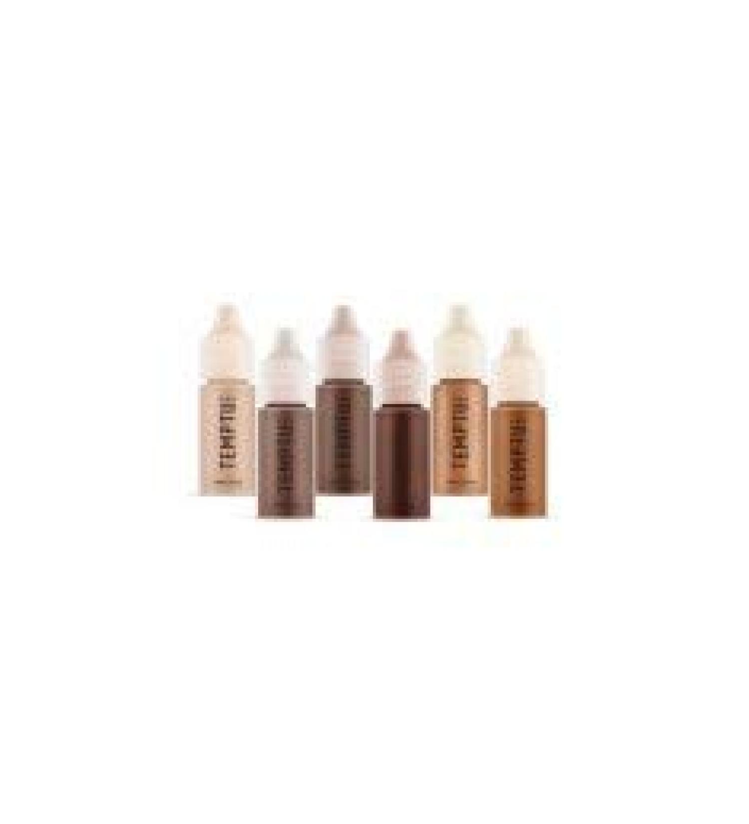 TEMPTU S/B Silicone-Based Contour & Bronze Starter Set For Sculpting  Contouring & Adding Dimension To The Face | Includes 6 Shades   1 Count (Pack of 1)