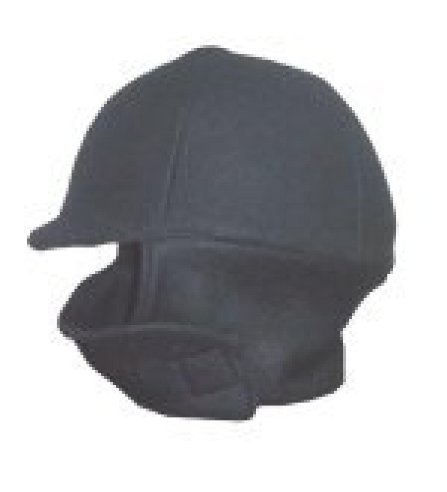 Fleece Equestrian Riding Helmet Cover with Neck Warmer - Black