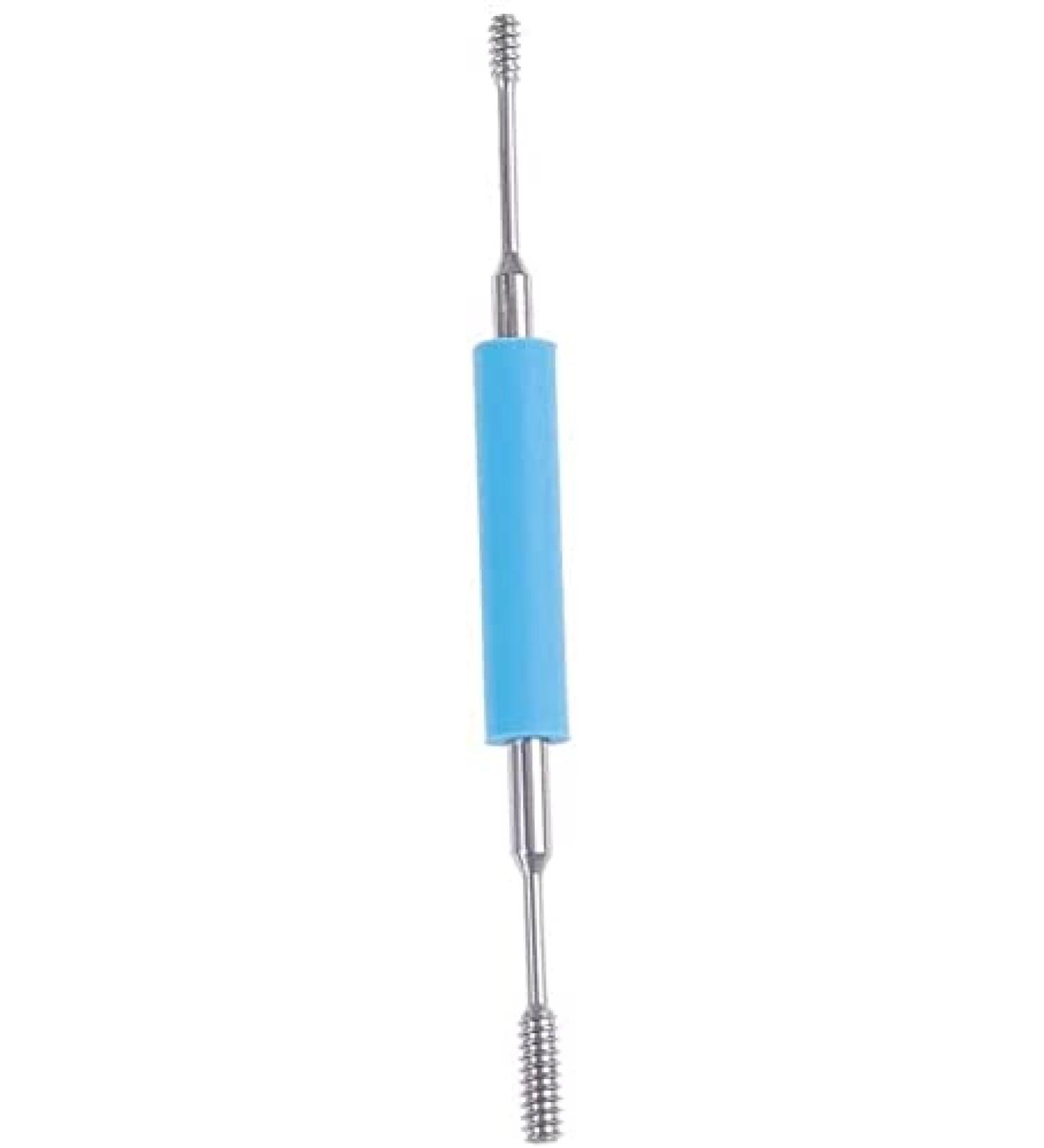 KouRy Portable Stainless Steel Earwax Cleaner - Smart Ear Wax Removal Tool for Ear Care (Blue) | International Shipping Available - Buy Online on GoSupps.com