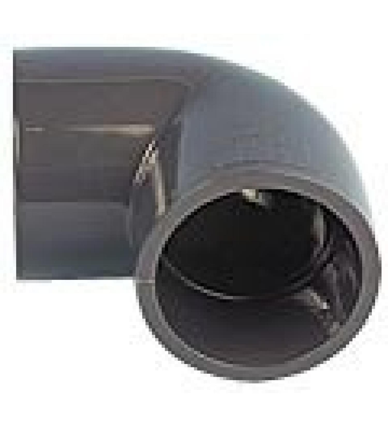 PVC angle 90 32 mm with 2 adhesive muffle
