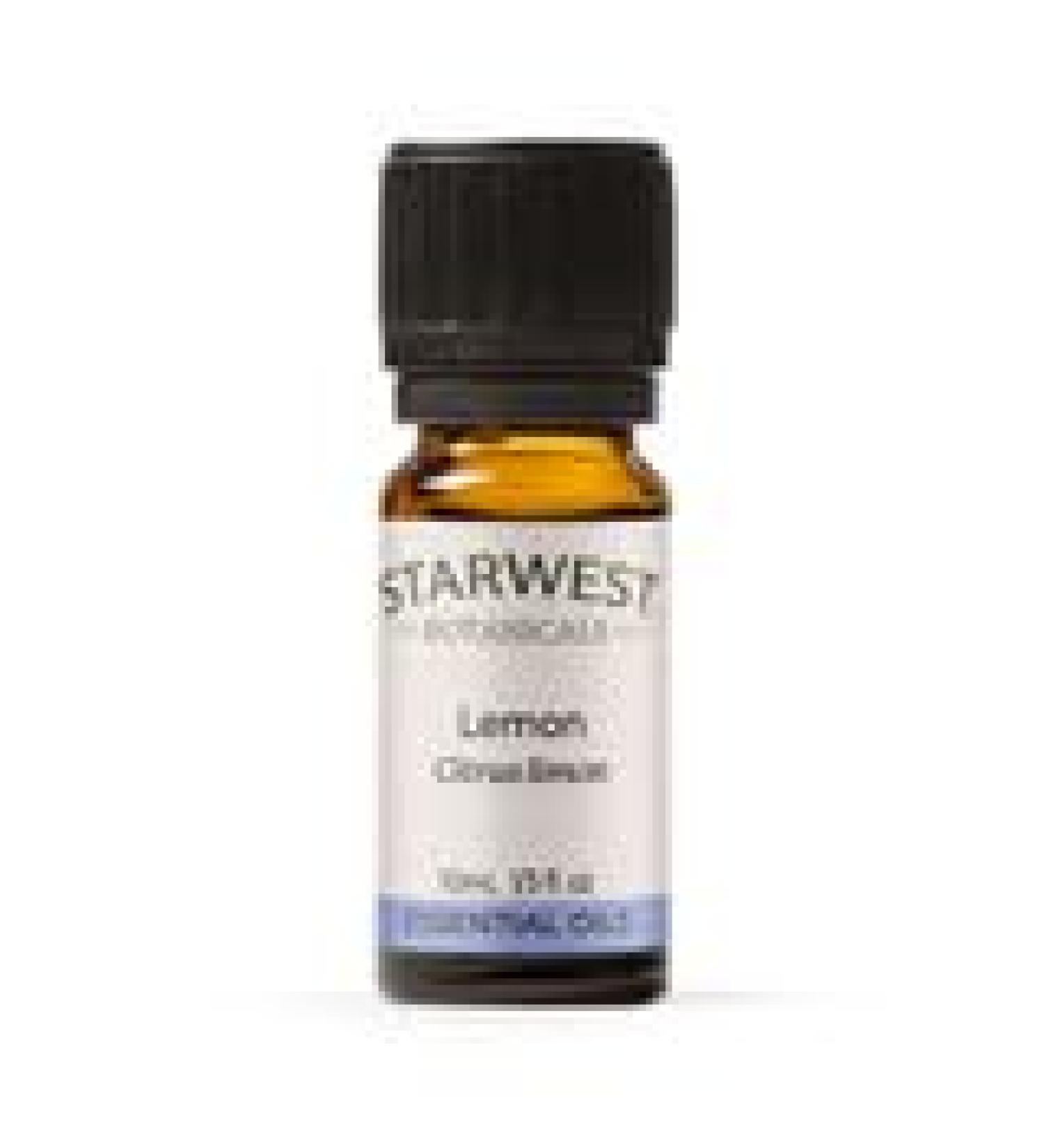 Lemon Essential Oil Organic - 1/3 oz (Starwest Botanicals)