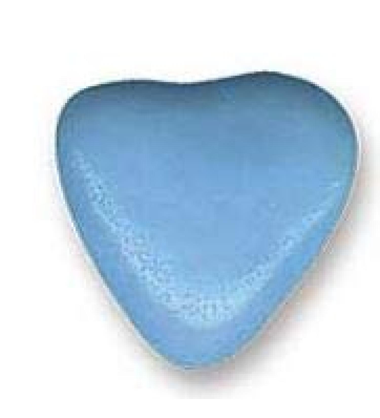 Mini Chocolate Heart Dragee 200g Turquoise