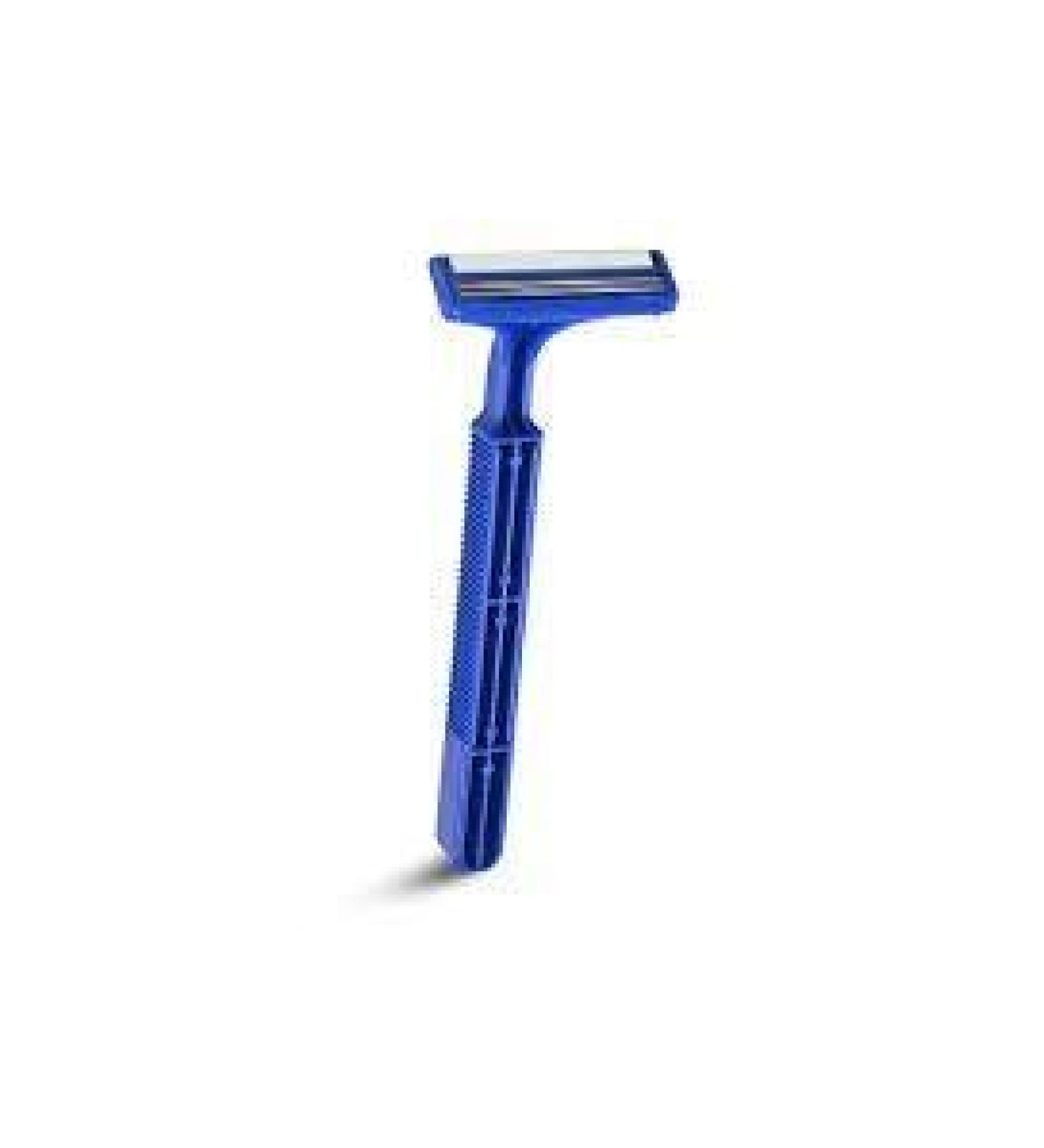 Personna Twin Blade Razor with Lube Strip Long Handle - Pack of 10 - Model 75-0017