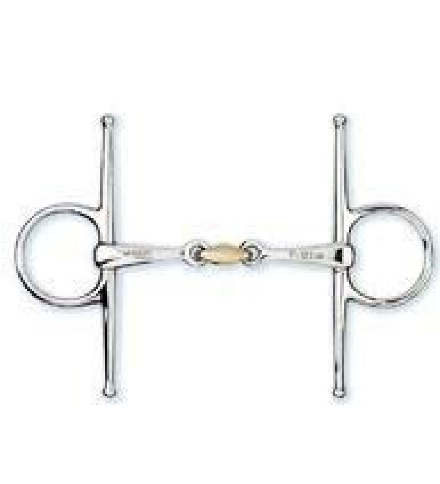 St bben bit 2270 full cheek snaffle double broken 10.5 cm - 11 mm - Sweet Copper middle piece