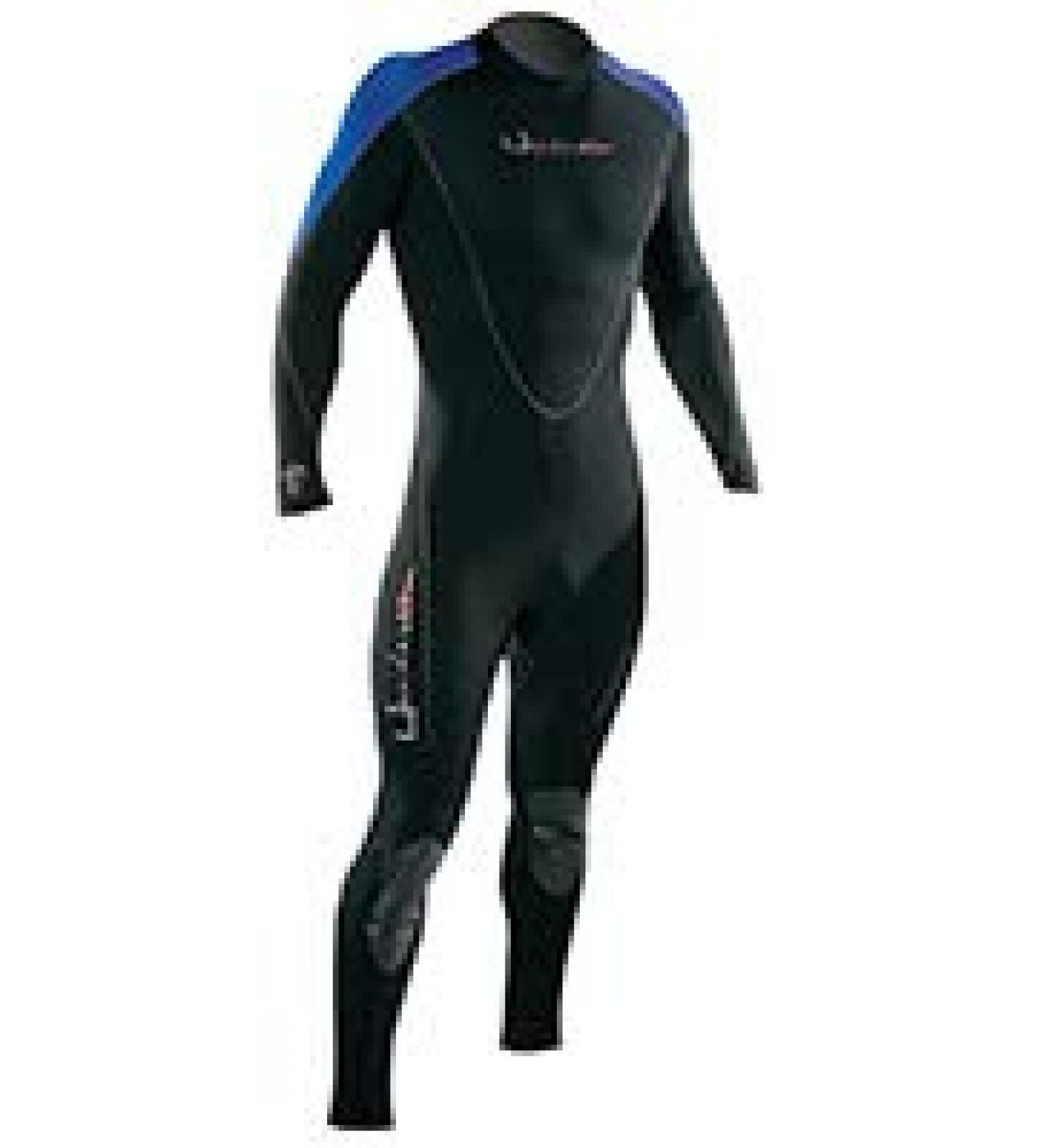 Henderson Thermoprene 5mm Back Zippered Men's Jumpsuit Black/Blue X-Large