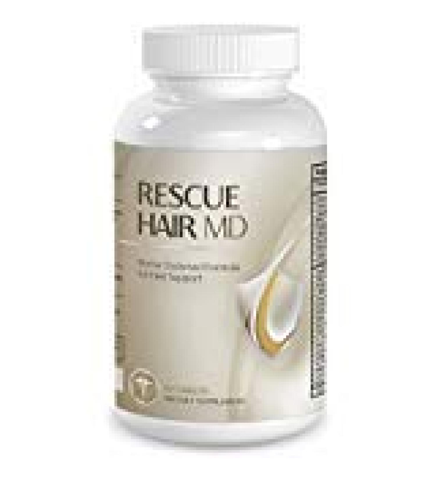 Phytage Labs Rescue Hair 911 Support Formula Natural Hair Growth Supplement with Biotin Vitamin C Zinc - 60 Tablets