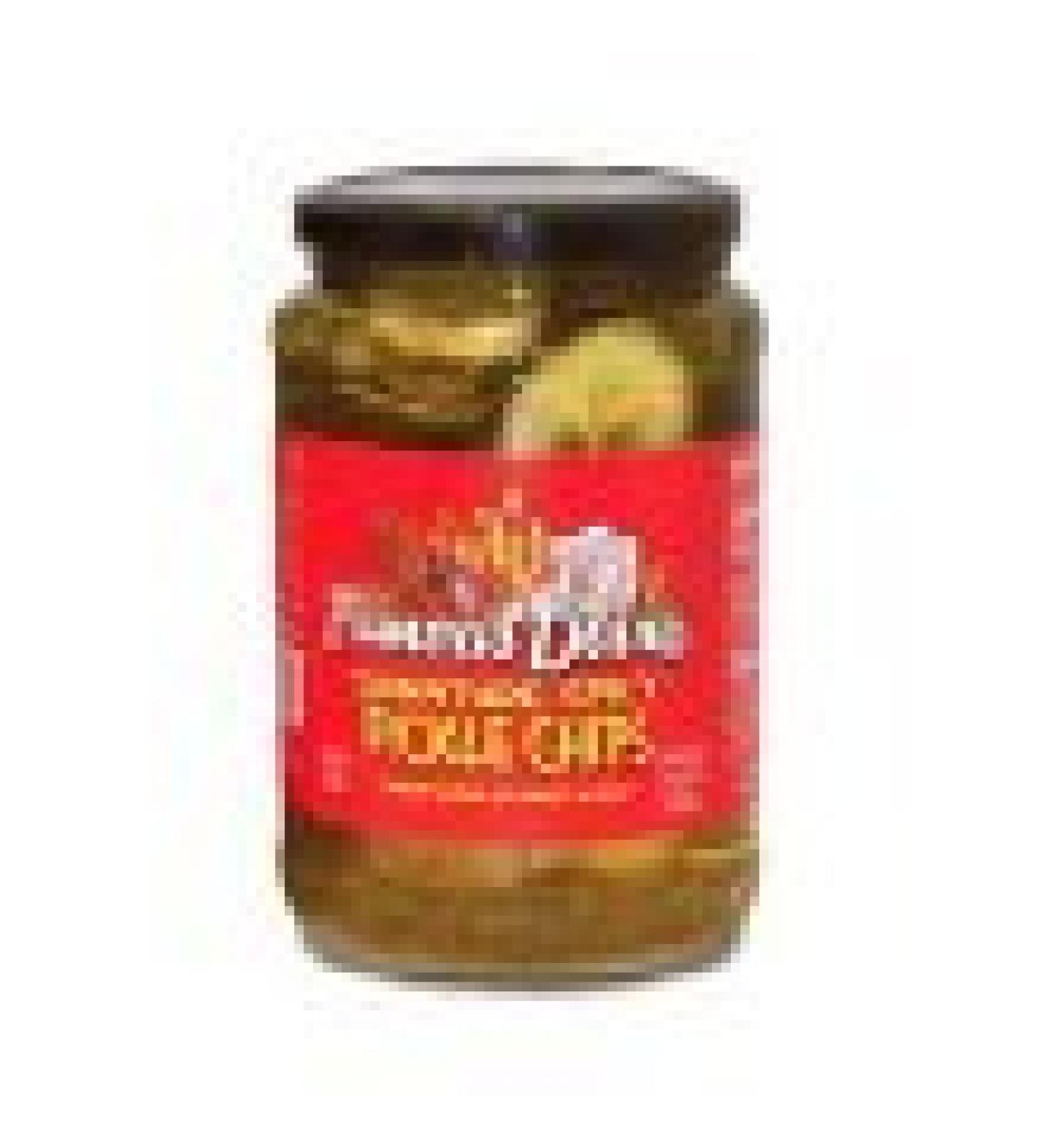 Famous Dave's Signature Spicy Pickles 24oz Glass Jar (Pack of 2) (Pickle Chips)