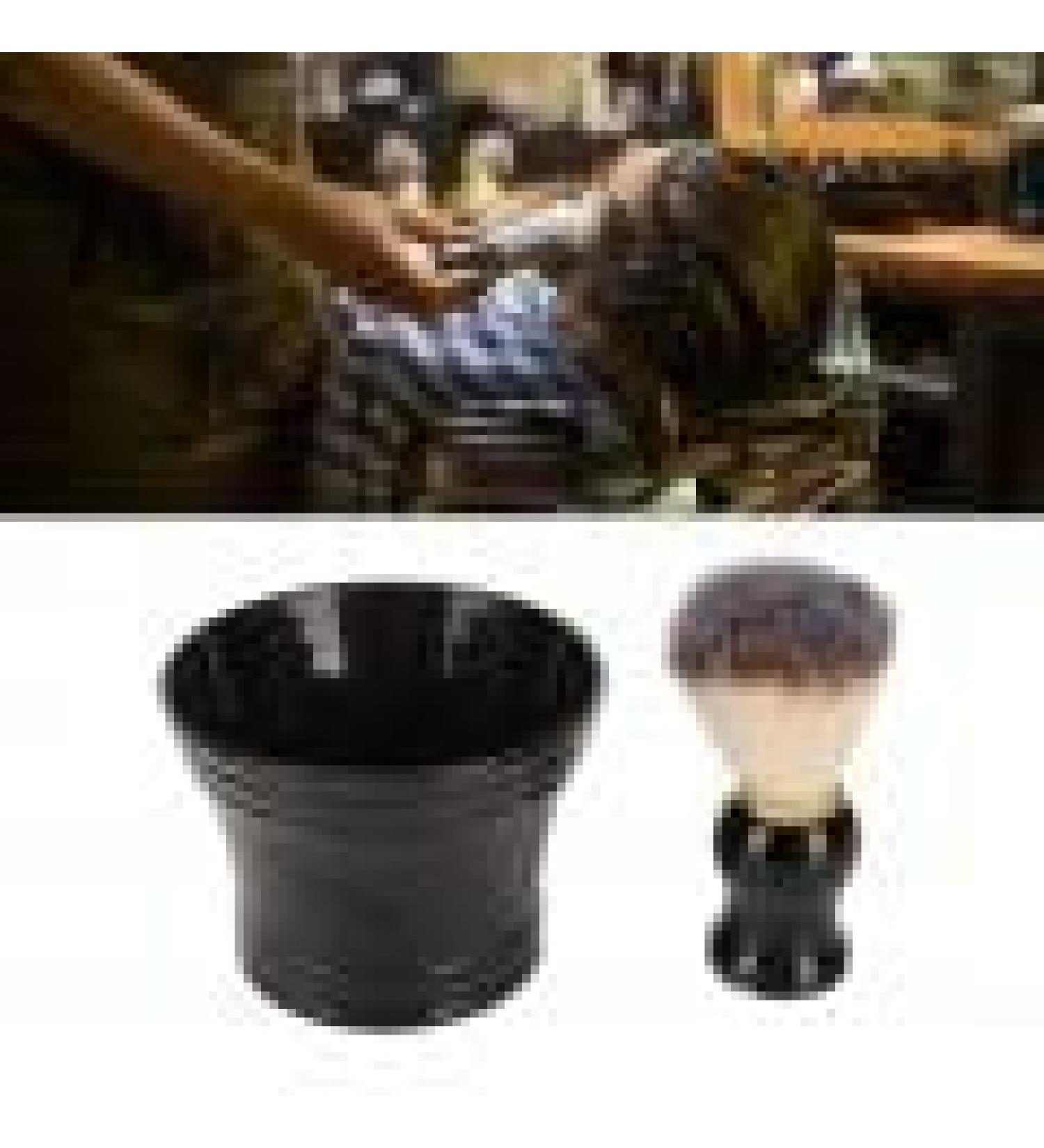 Professional Shell-Shaving Brush - Soft Synthetic Bristles for Safe & Smooth Shaving | Premium Black Shaving Tool - Ships Internationally - Buy Online on GoSupps.com