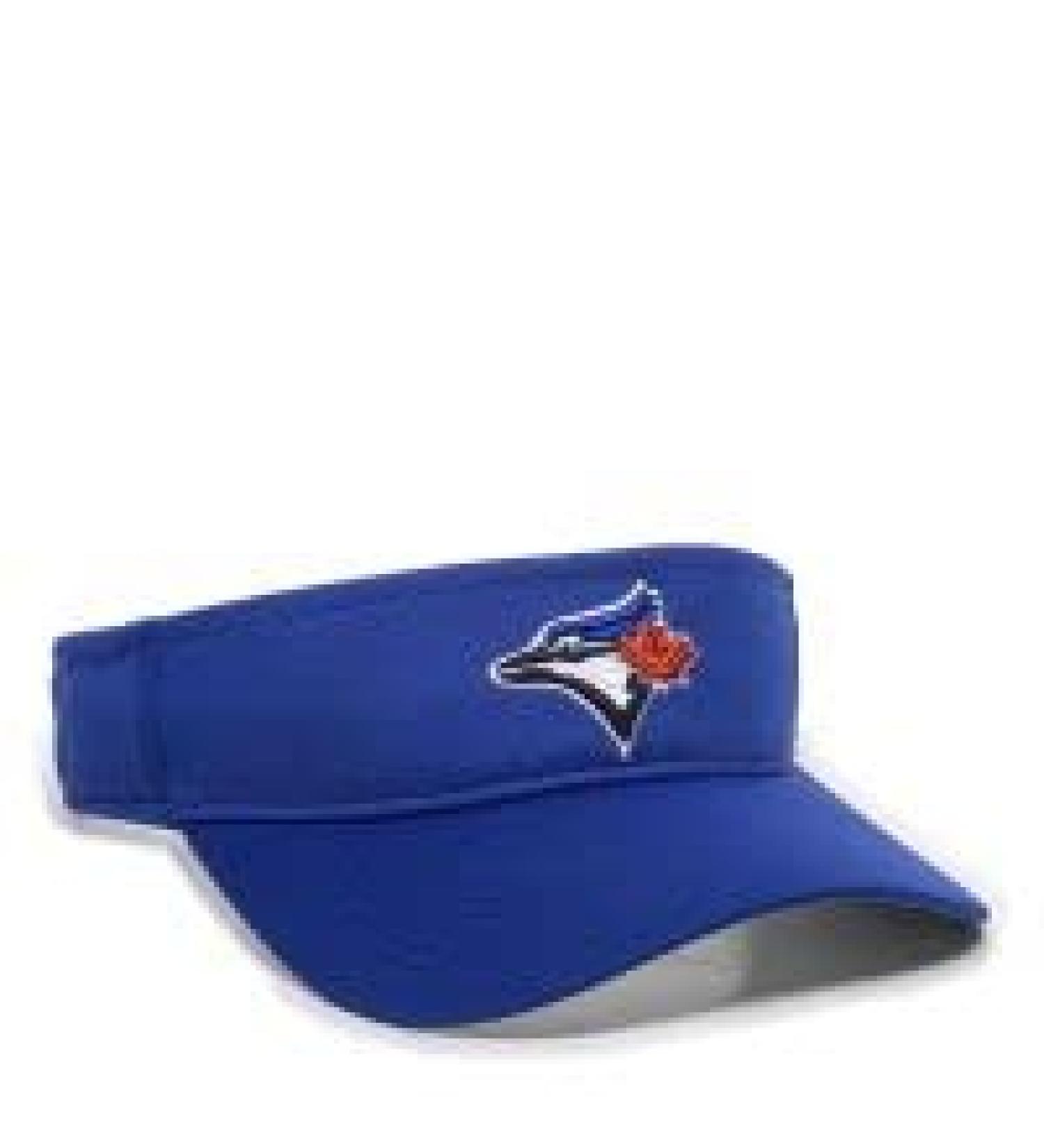 OC Sports Blue Jays Blue Mesh Golf Visor Hat Cap Adult Men's Adjustable