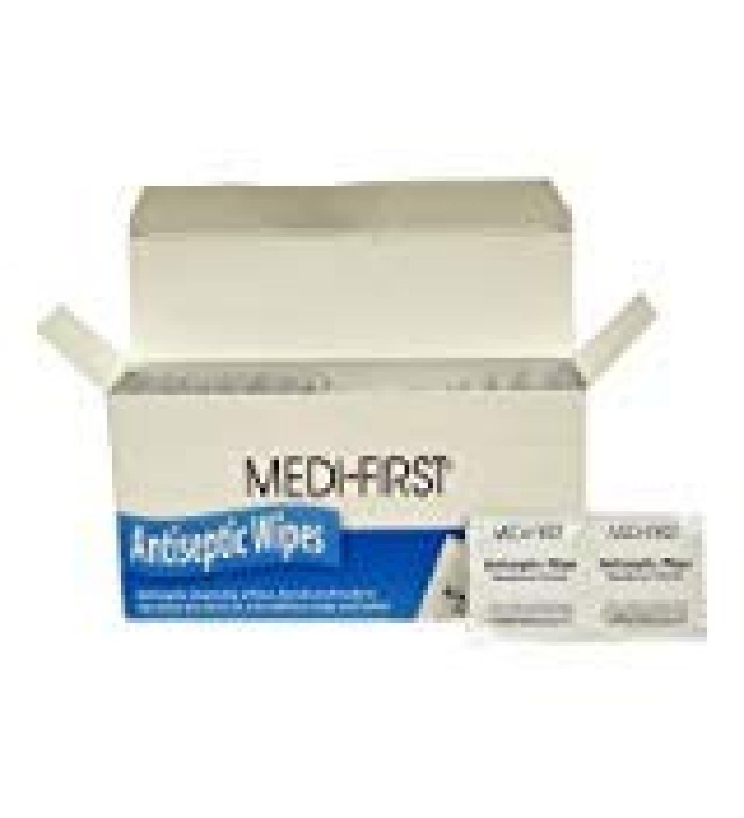 Antiseptic Wipes Cleans Wounds Without Stinging Individually Wrapped 100 Ct Bag