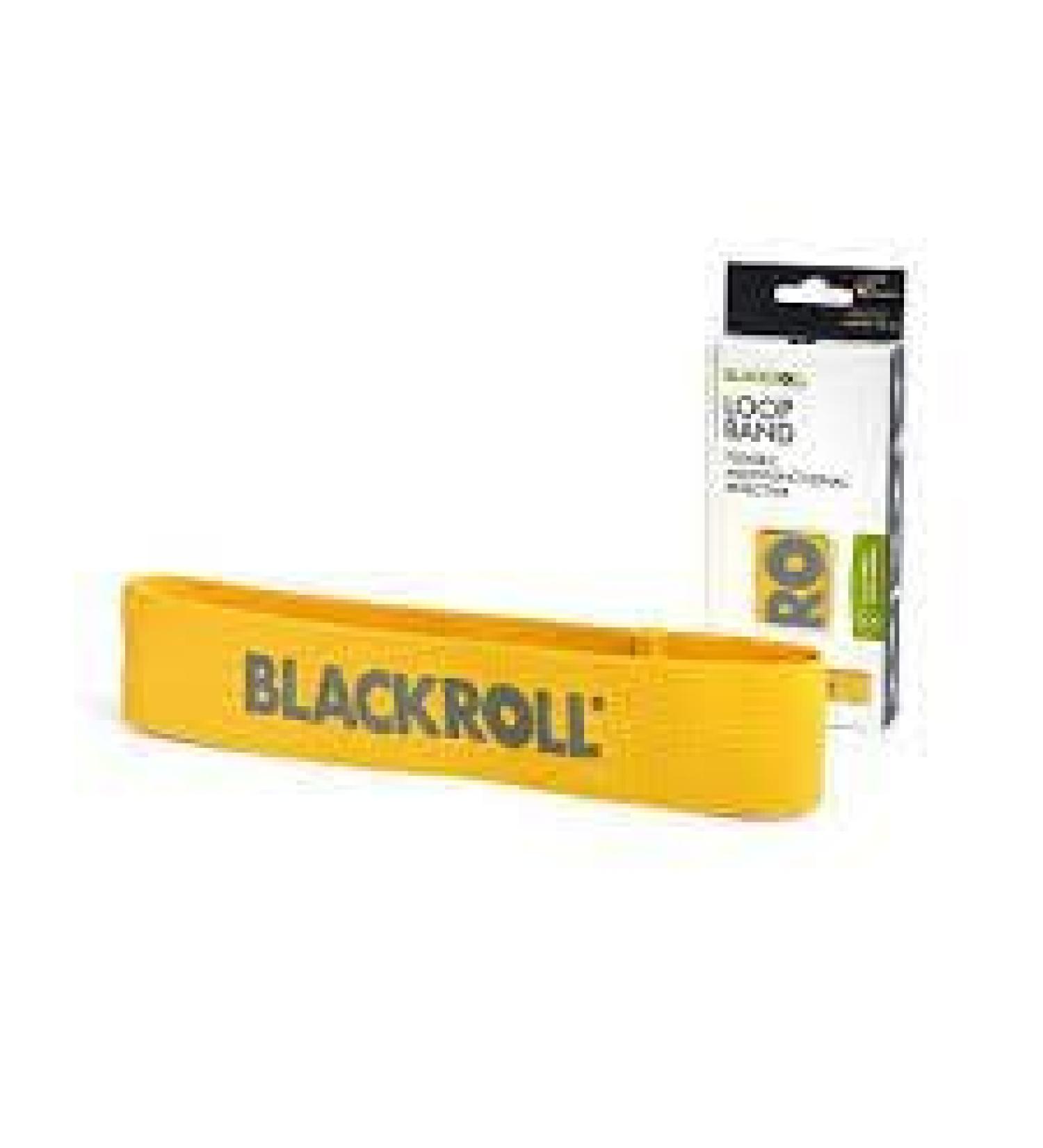BLACKROLL Black Roll Loop Band - Yellow Extra Light Resistance Band for Fitness & Rehabilitation - Buy Online on GoSupps.com
