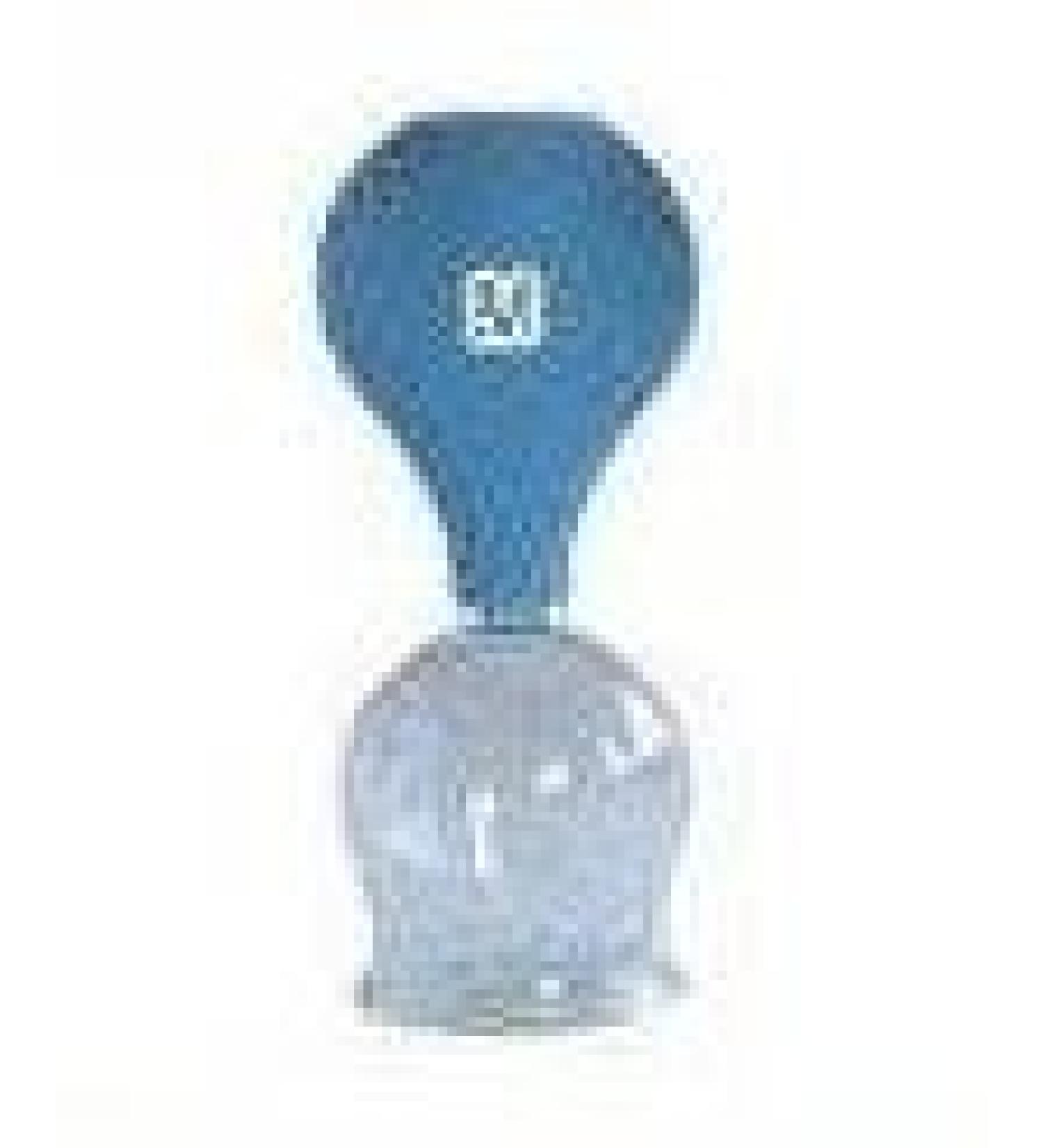 Acrylic cupping glasses 4.0 cm (M) with ball in blue