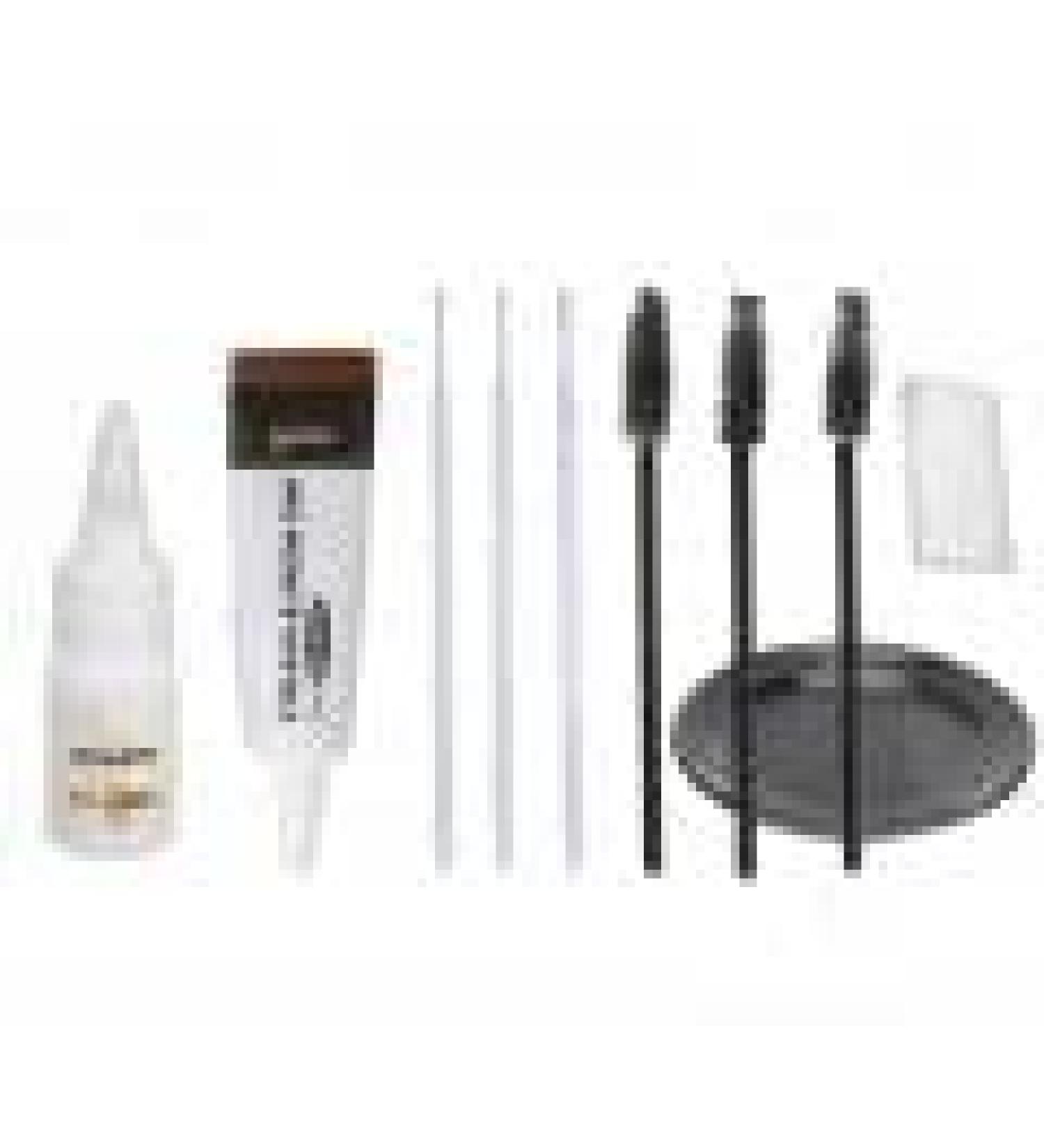 Sweatproof Eyebrow Tint Kit - 2 in 1 Lasting Brow Color for Home & Salon Use (Light Brown) - Buy Online on GoSupps.com