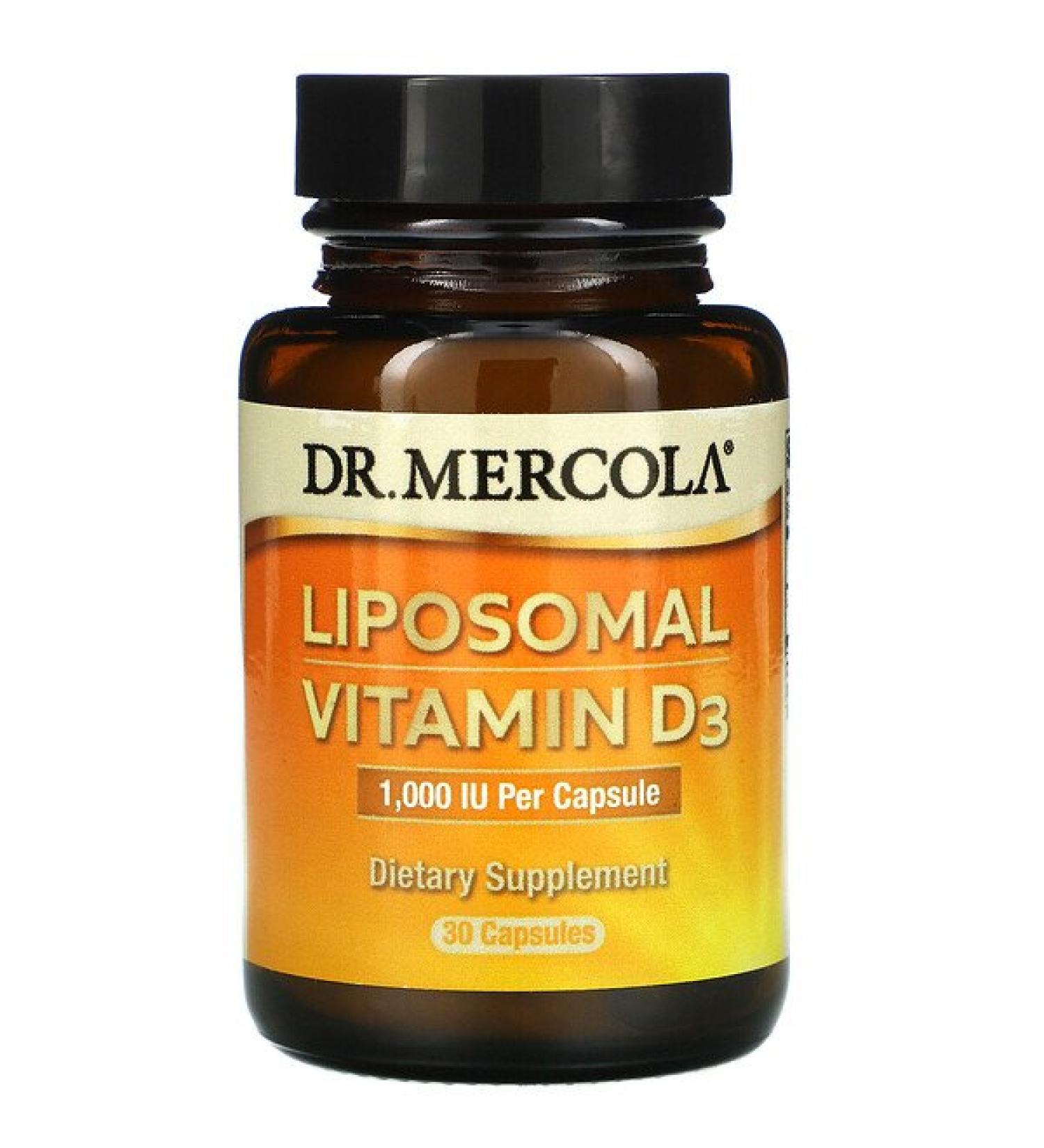 Dr. Mercola Liposomal Vitamin D3 1000 IU 30 Capsules