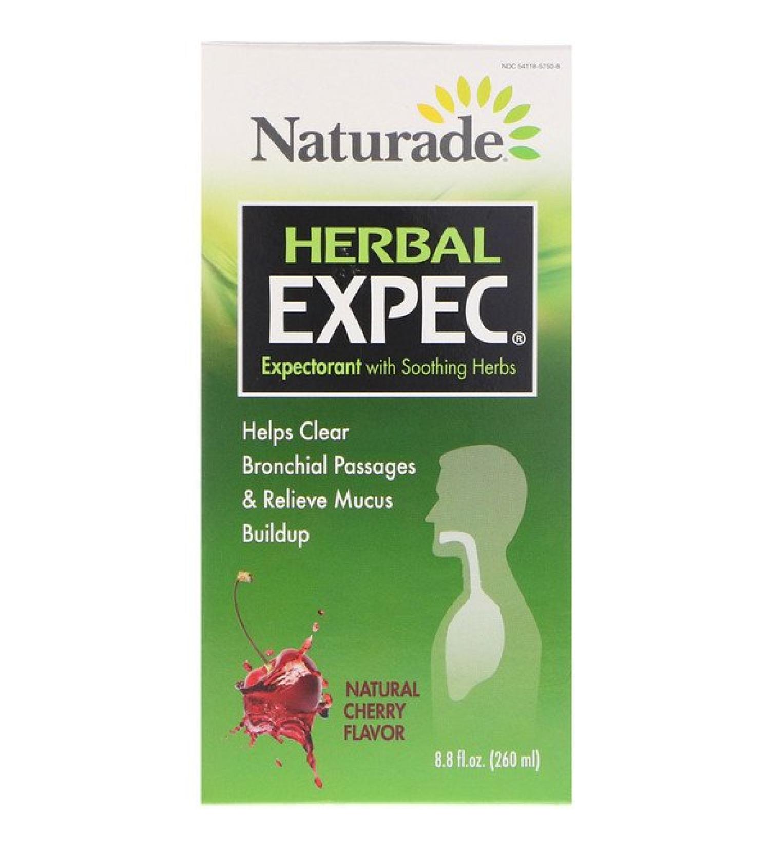 Naturade Herbal EXPEC Natural Cherry Flavor 8.8 fl oz (260 ml)
