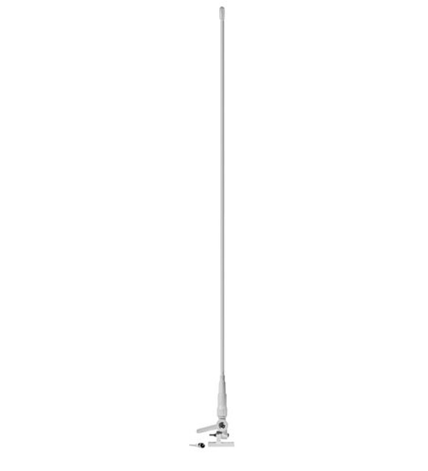 Cobra CM 300-004 Marine VHF Antenna, 5' Fiberglass with Mount