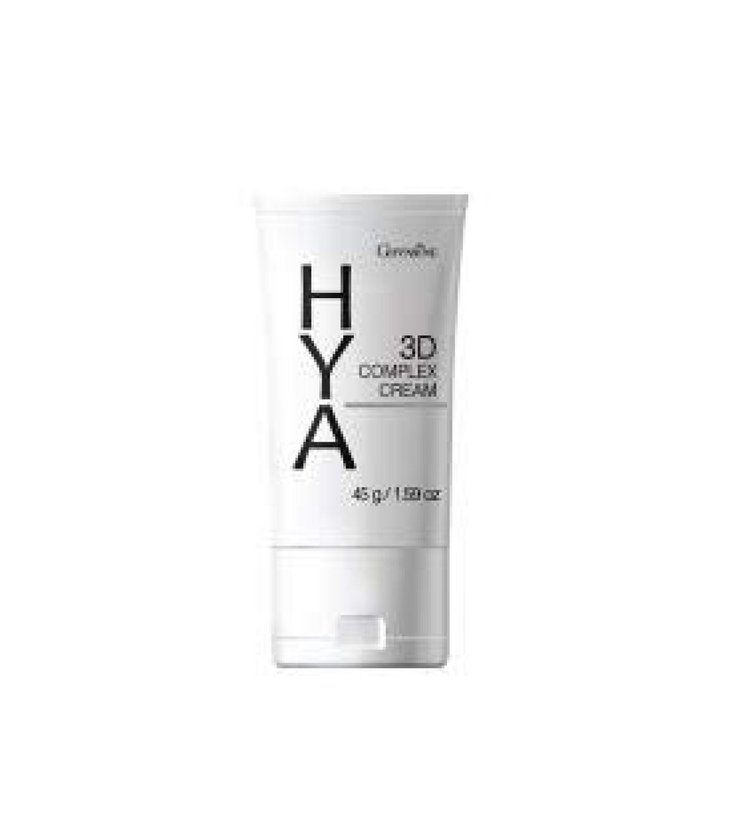 Hya 3D Complex Cream For Face Neck Every morning and Before bed time 45 g./1.59 Oz.