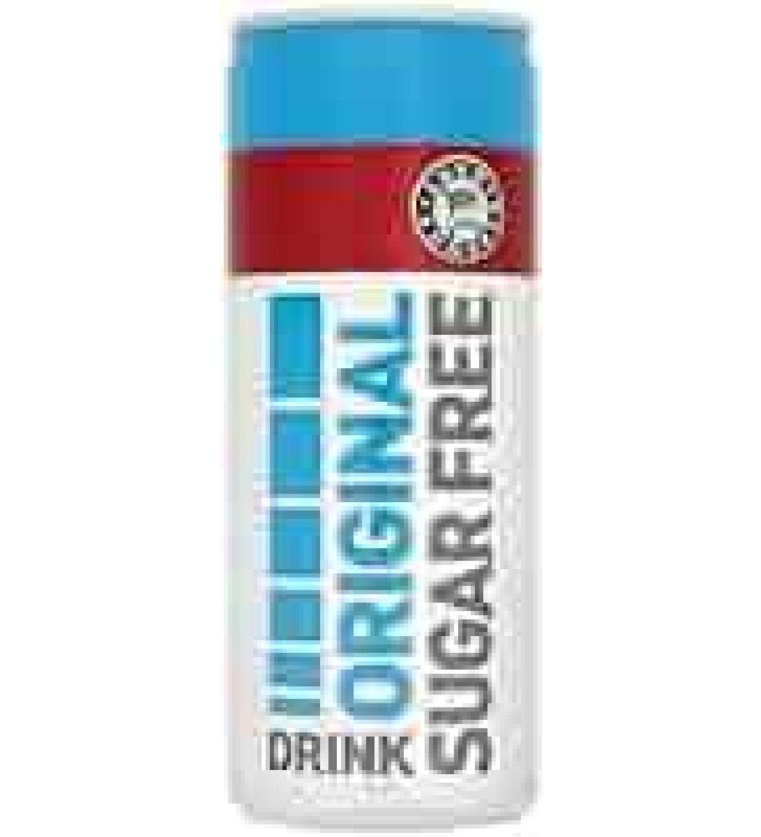 Euro Shopper Original Sugar-Free Drink 250ml (Pack of 24) | Refreshing Zero-Sugar Energy Boost | Carbonated Fruit Flavour Drink with Sweeteners - Buy Online on GoSupps.com