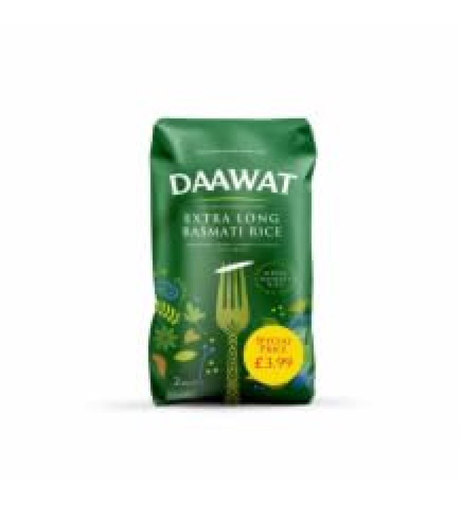 My Africa Store DhaDaawat Extra Long Basmati Rice 4x2.0kg MAS