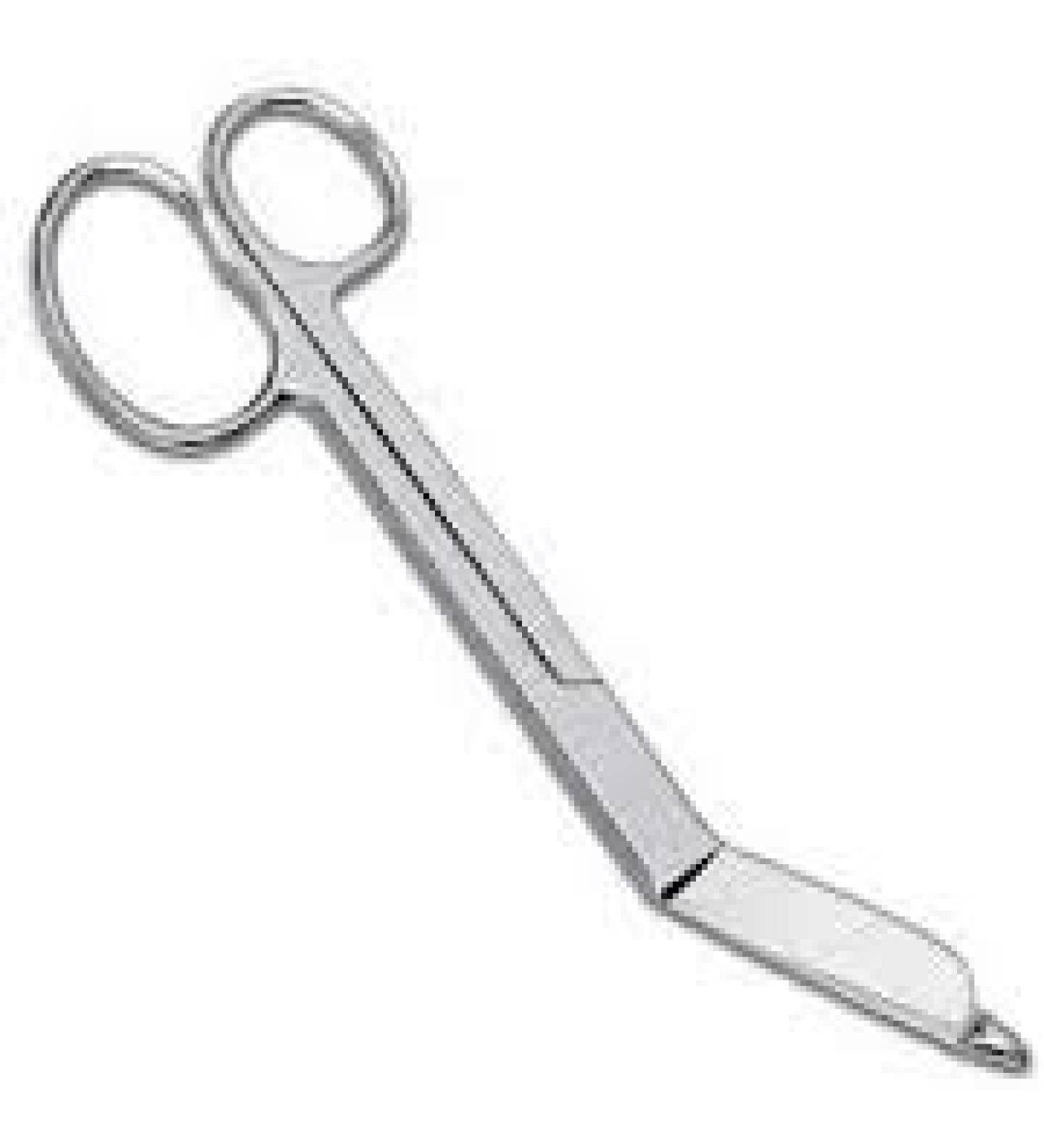 Premium 7.5 inch Lister Bandage Scissors - Silver for Nurse Midwife Healthcare Professional