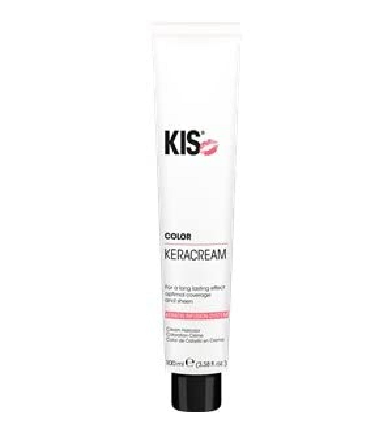 KIS KeraCream Color permanent hair color cream 100 ml yellow high coverage intensive hair color keratin infusion animalfriendly and sustainable