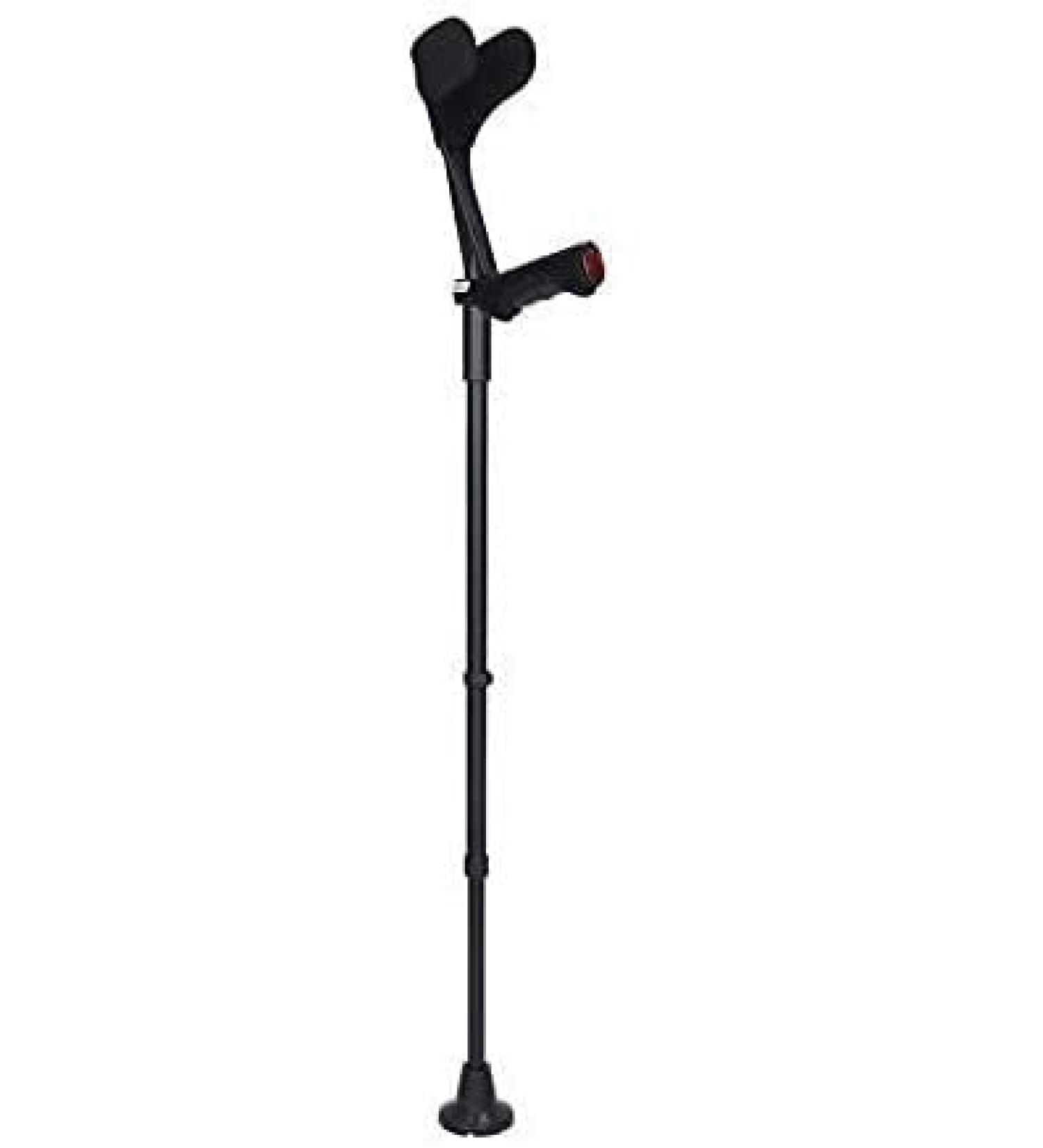 PSMPENG Forearm Crutches Adjustable Cane Ergodynamic Forearm Crutches/Black/Lightest Crutch with an Integrated Shock Absorber 14 Stops Height Adjustable - for Standard and Tall Adults Lightweight Arm - Buy Online on GoSupps.com