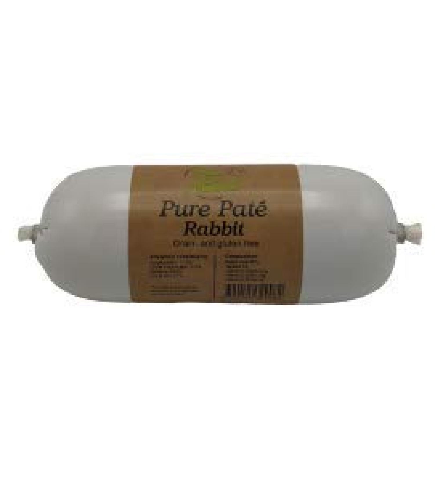 Paw Natural Hundenwurst Cutting Festival |400g rabbit sausage |Gluten and grain-free |From fresh meat healthy animals (rabbits 400gr) rabbits 400 g (1 Pack)