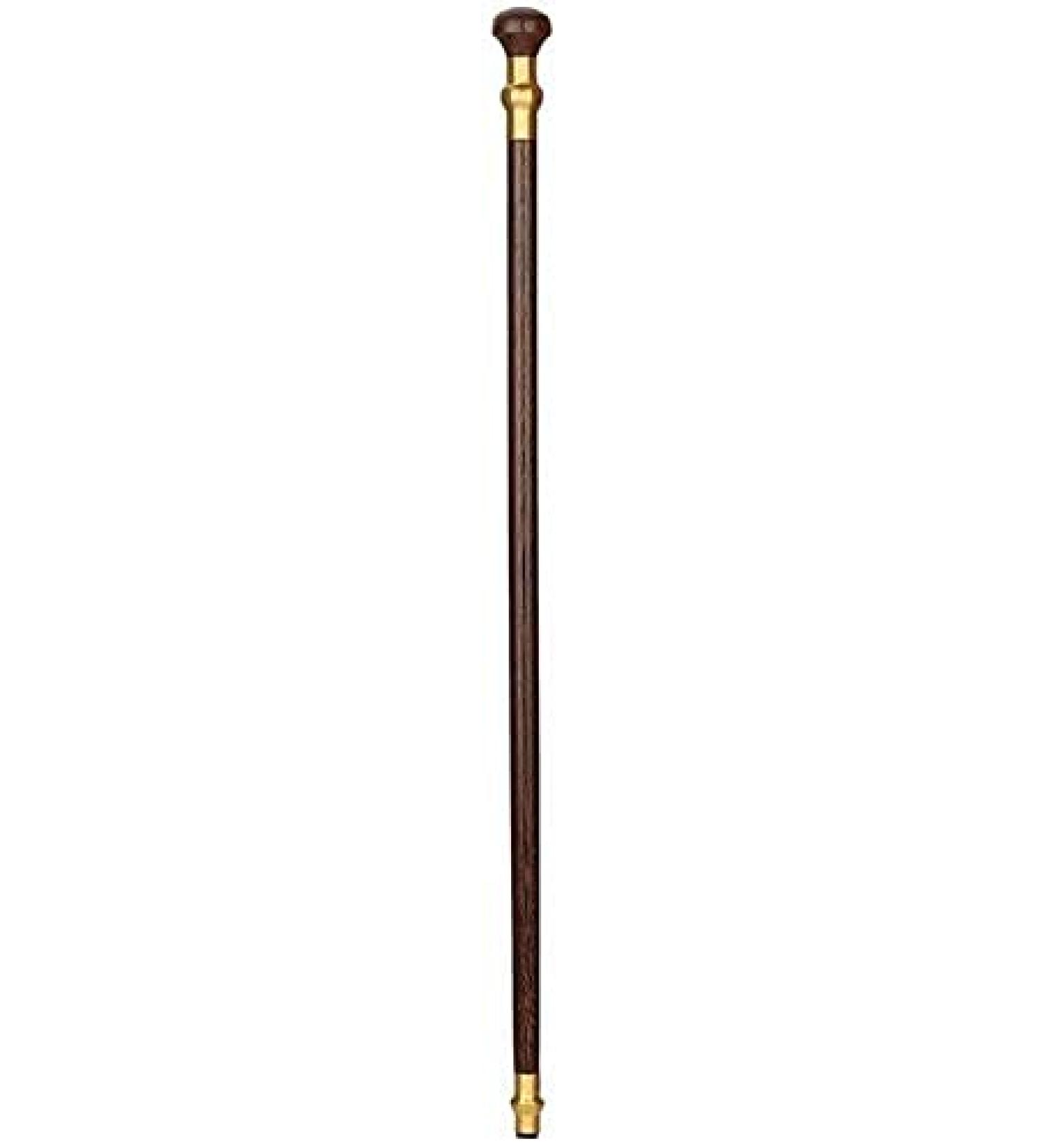 Chicken Winged Wooden Round-Head Walking Stick Solid Wood Mahogany Civilization Stick The Gifts for The Elderly 86 cm -11.19 Selfless dedication - Buy Online on GoSupps.com
