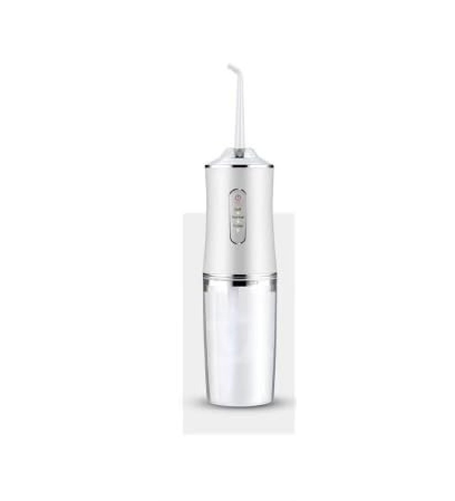 Water Pulse Cordless Dental Irrigator - High Pressure 3 Modes 300ml Capacity - Portable Oral Cleaner (Ivory White - Buy Online on GoSupps.com