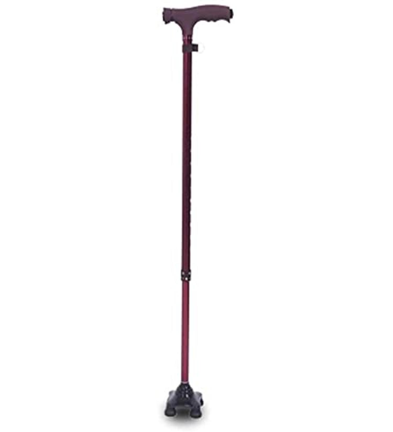 Canes Elderly Cane Multifunctional Crutches Walker Crutch Elderly Crutches Aluminum Alloy Walking Stick Free Stretching Four-Legged Cane Lightweight - Buy Online on GoSupps.com