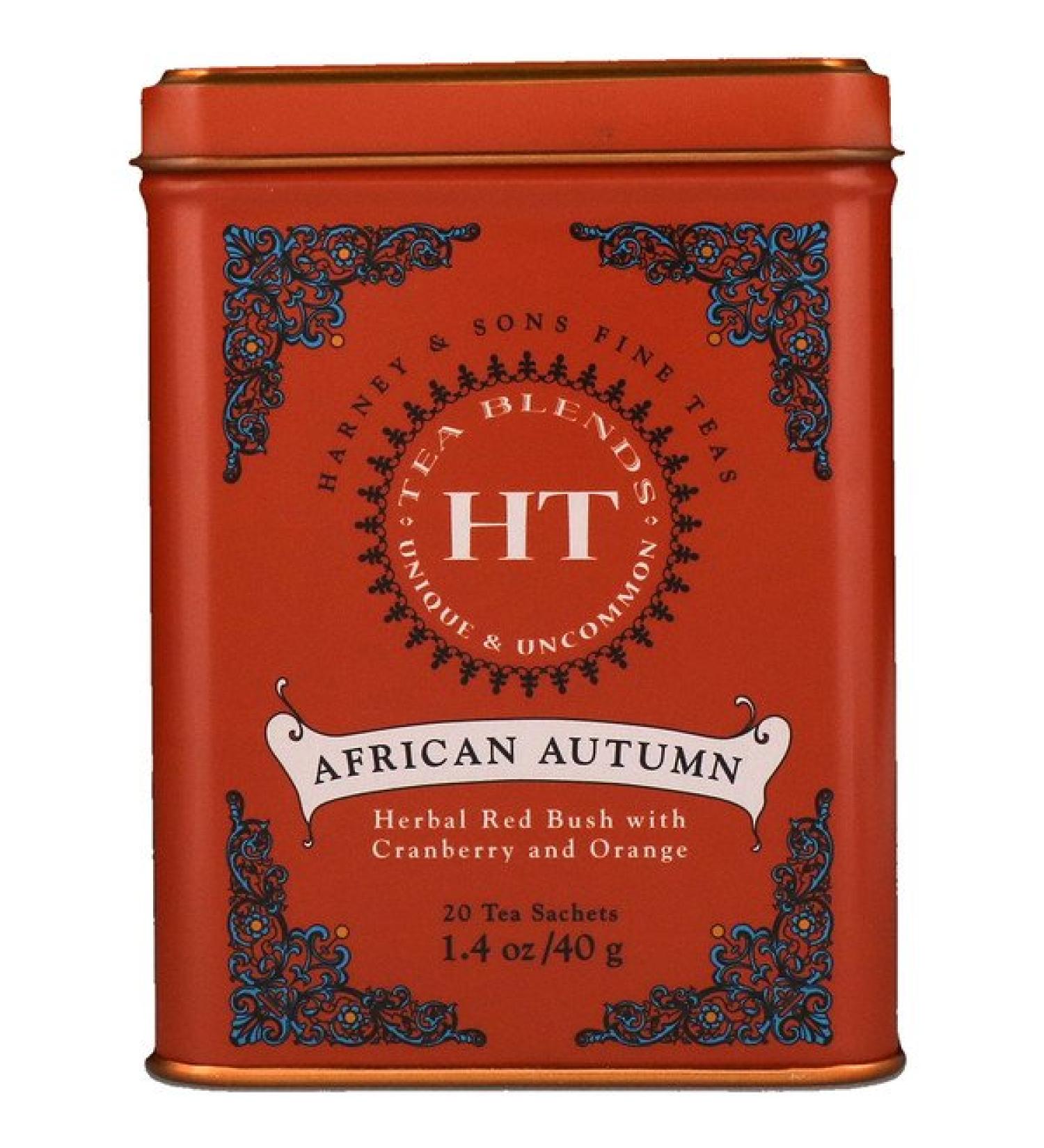 Harney & Sons HT Tea Blend African Autumn 20 Tea Sachets 1.4 oz (40 g)