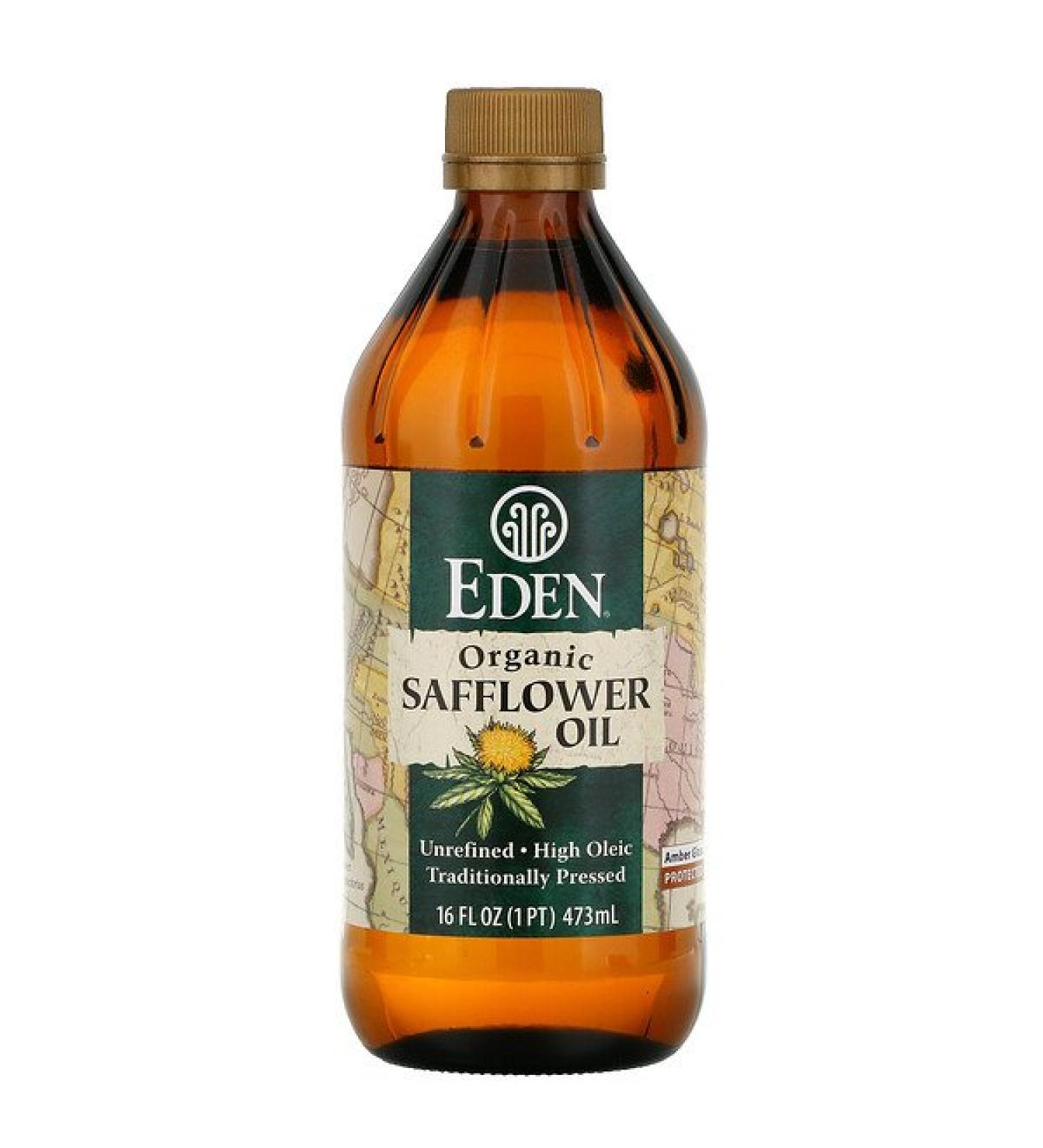 Eden Foods Organic Safflower Oil Unrefined 16 fl oz (473 ml)