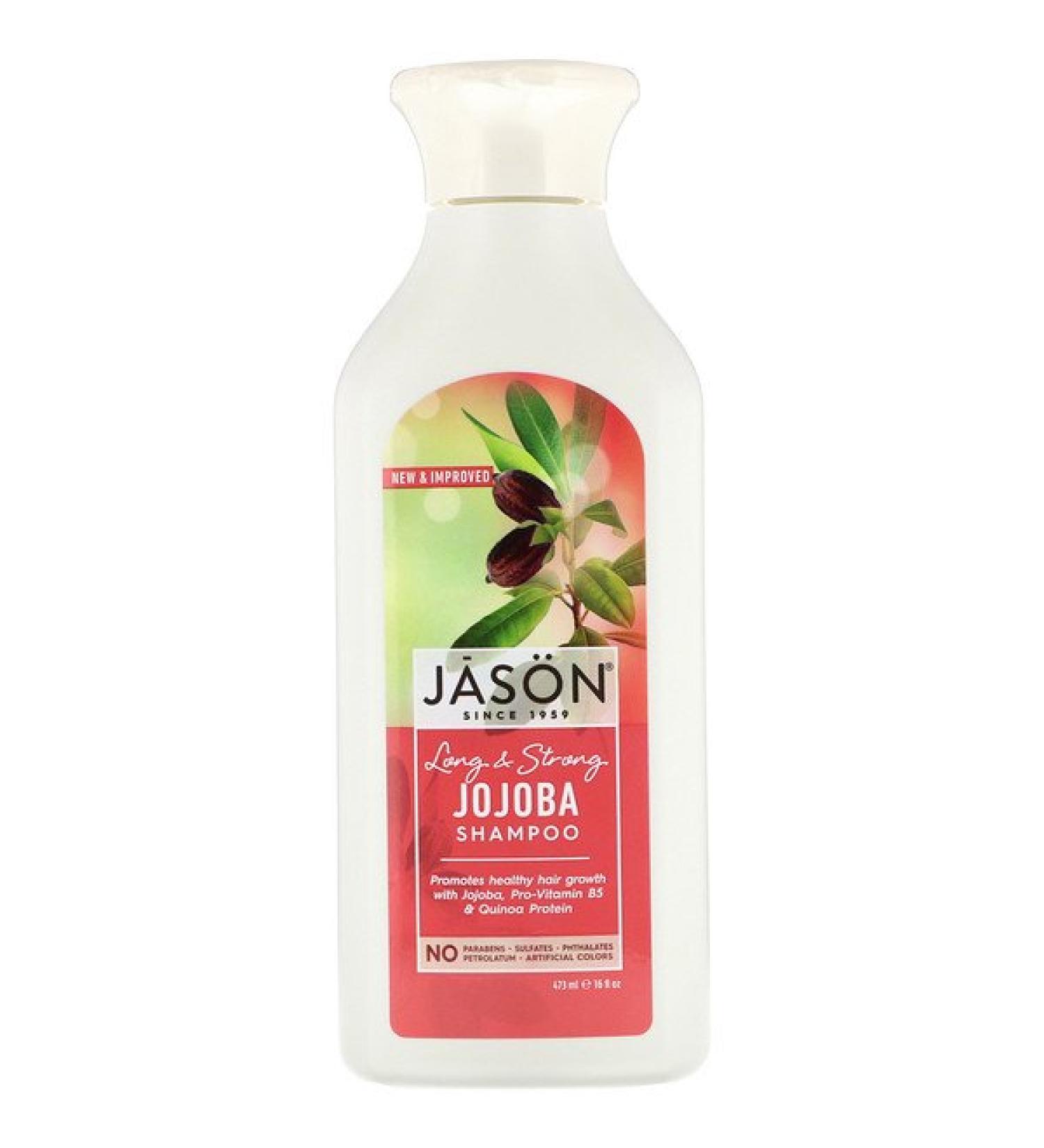 Jason Natural Long & Strong Jojoba Shampoo 16 fl oz (473 ml)