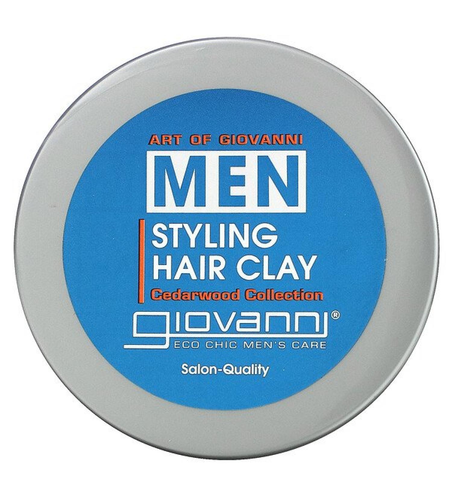 Giovanni Art of Giovanni Men's Hair Clay - Cedarwood Collection 2 oz | Styling & Texture - Buy Online on GoSupps.com