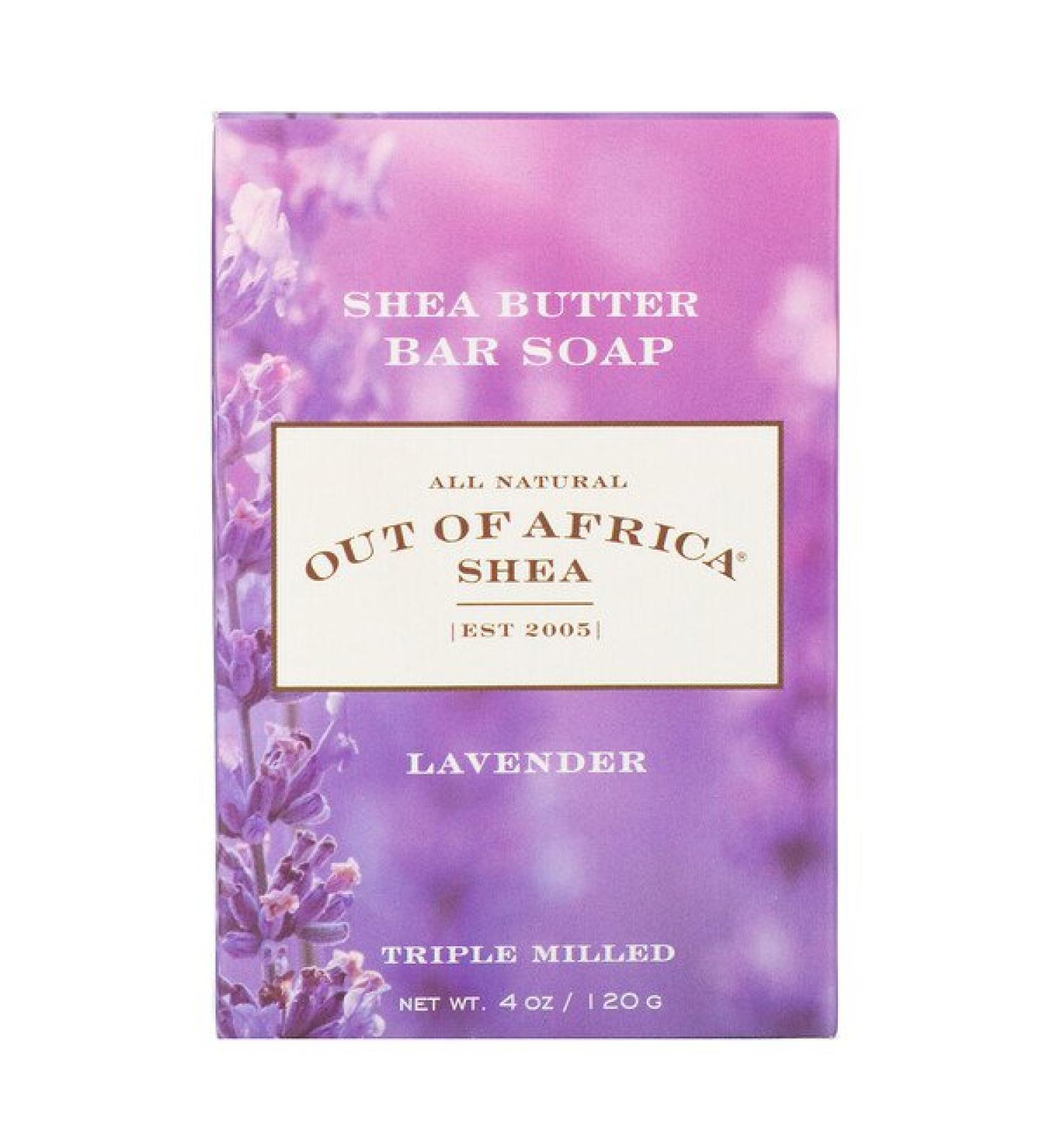 Out of Africa Shea Butter Bar Soap Lavender 4 oz (120 g)