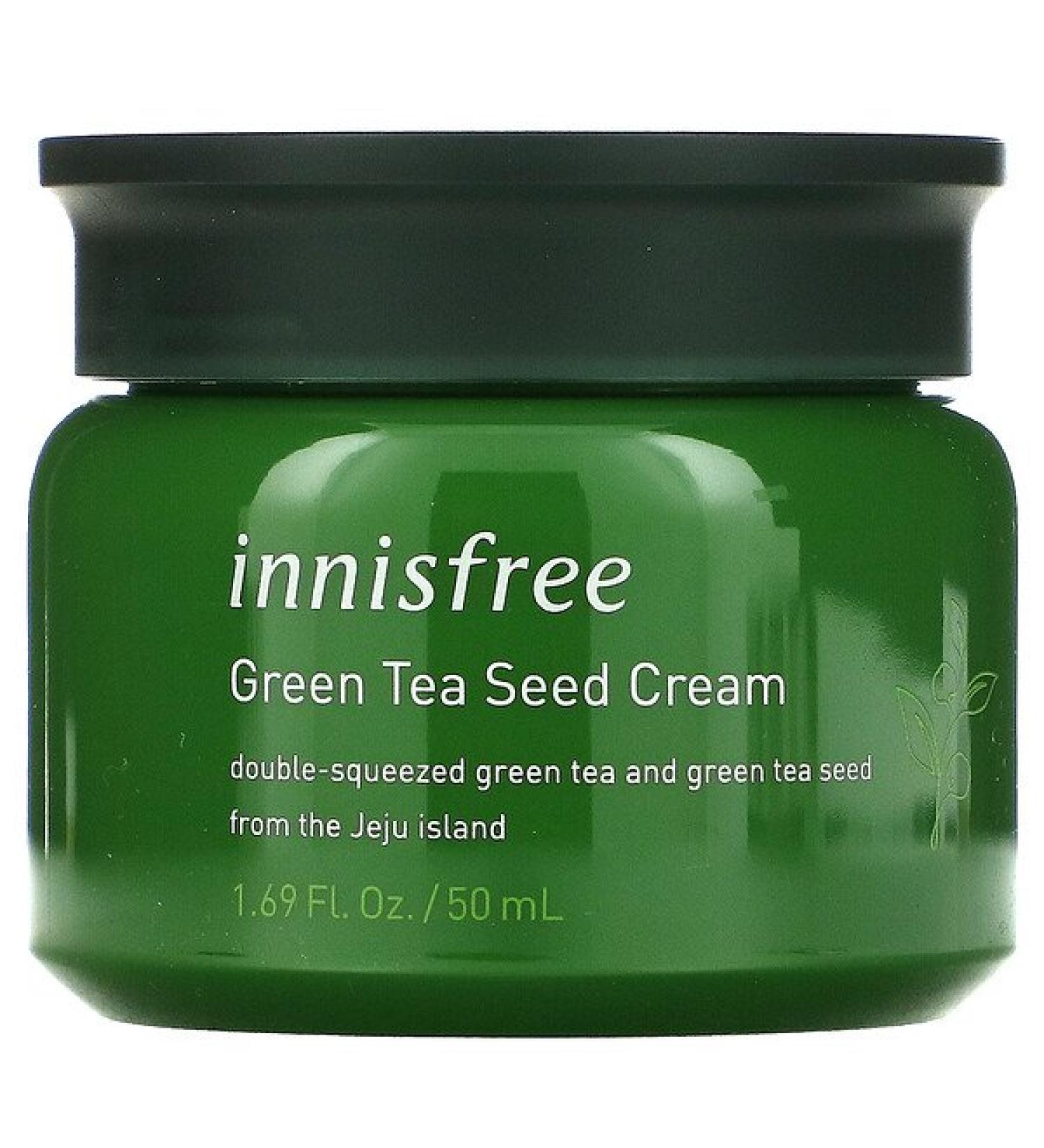 Innisfree Green Tea Seed Cream 50ml - Hydrating & Nourishing Moisturizer - Buy Online on GoSupps.com