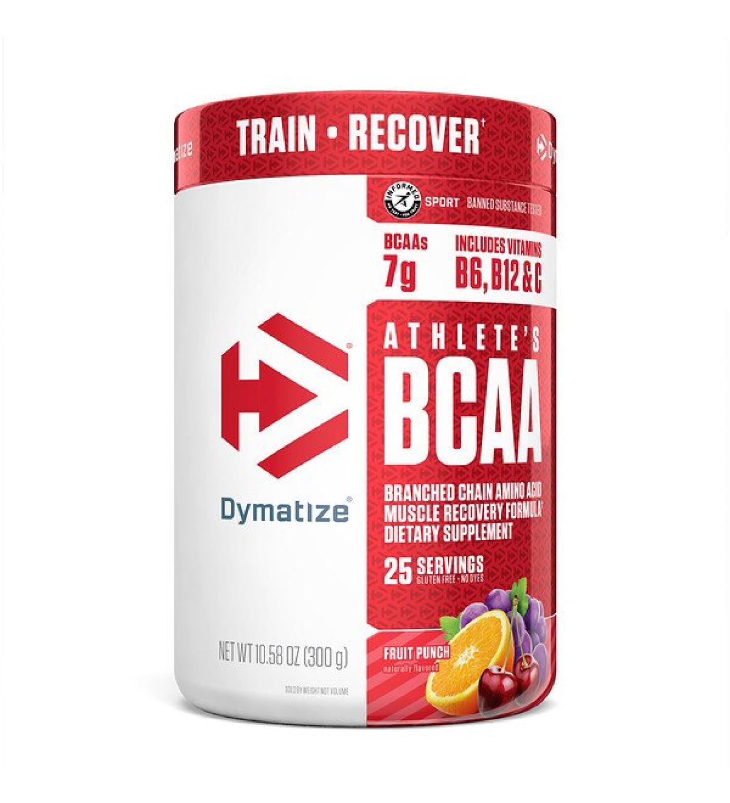 Dymatize Nutrition Athlete's BCAA Fruit Punch 10.58 oz (300 g)